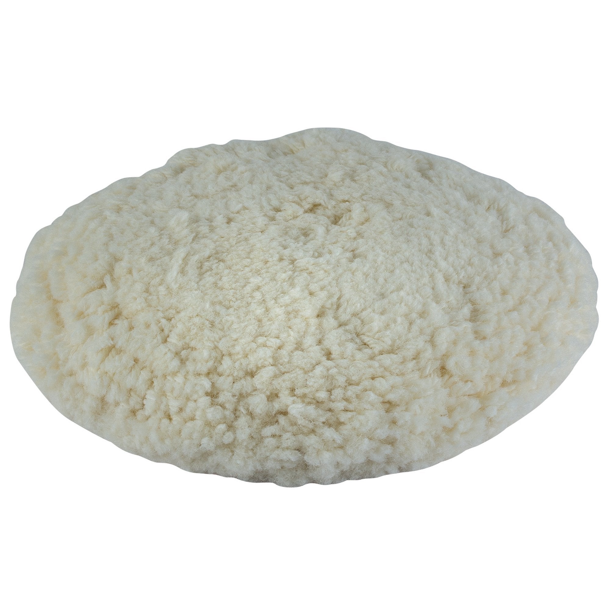 Hook-&-Loop-Backed-Lambswool-Polishing-Bonnet,-180mm