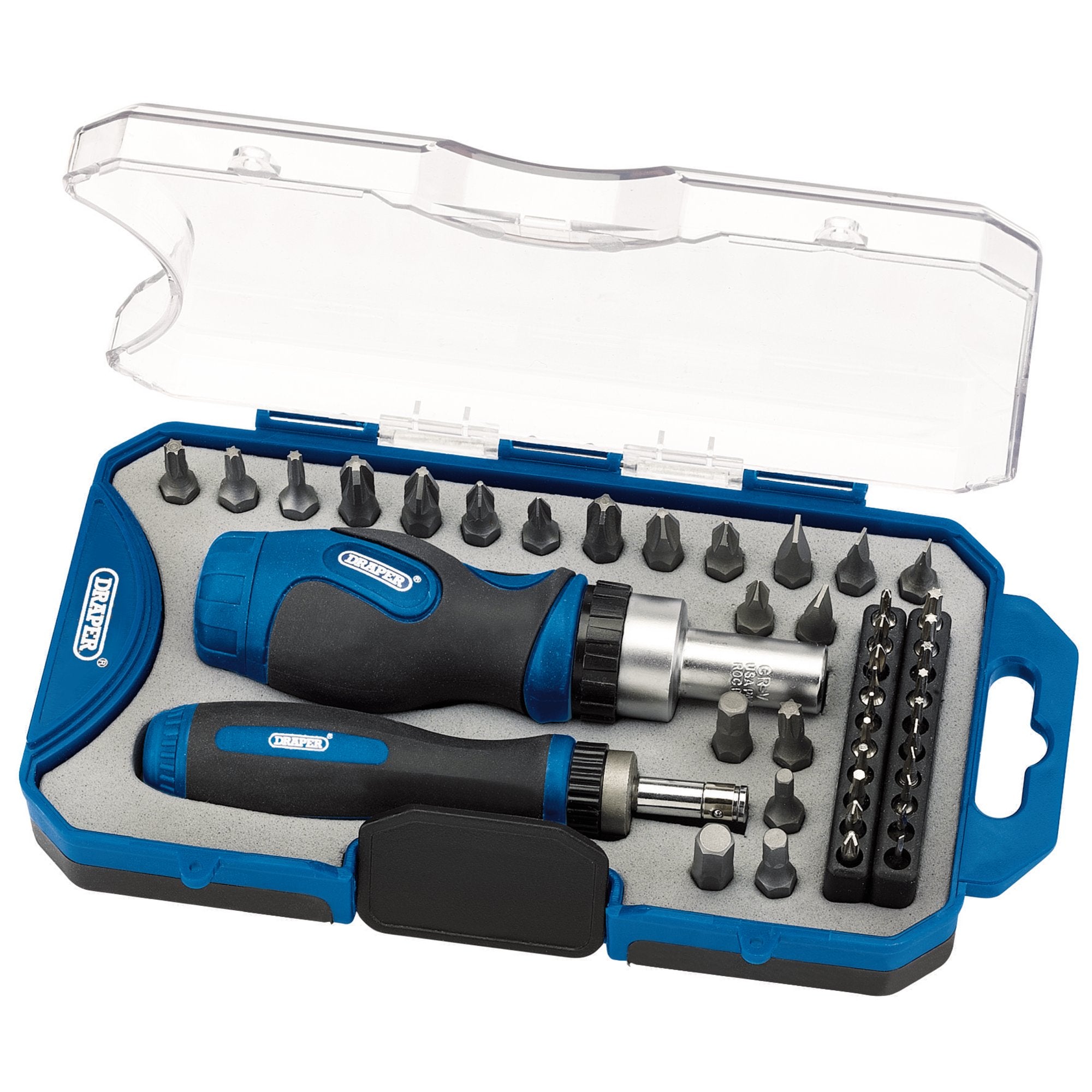 Ratchet-Screwdriver-and-Bit-Set-(42-Piece)