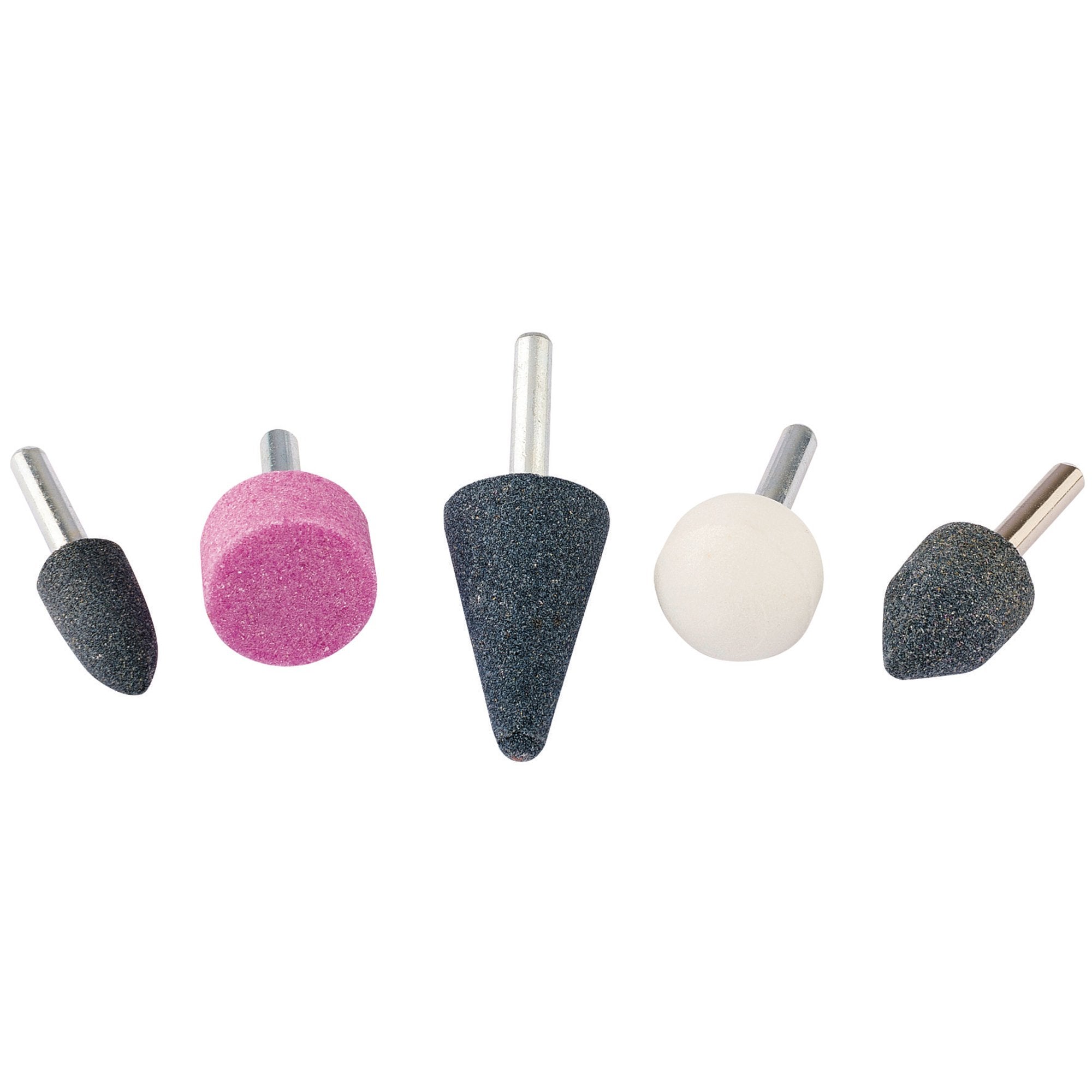 Shank-Mounted-Grinding-Point-Set,-6mm-(5-Piece)