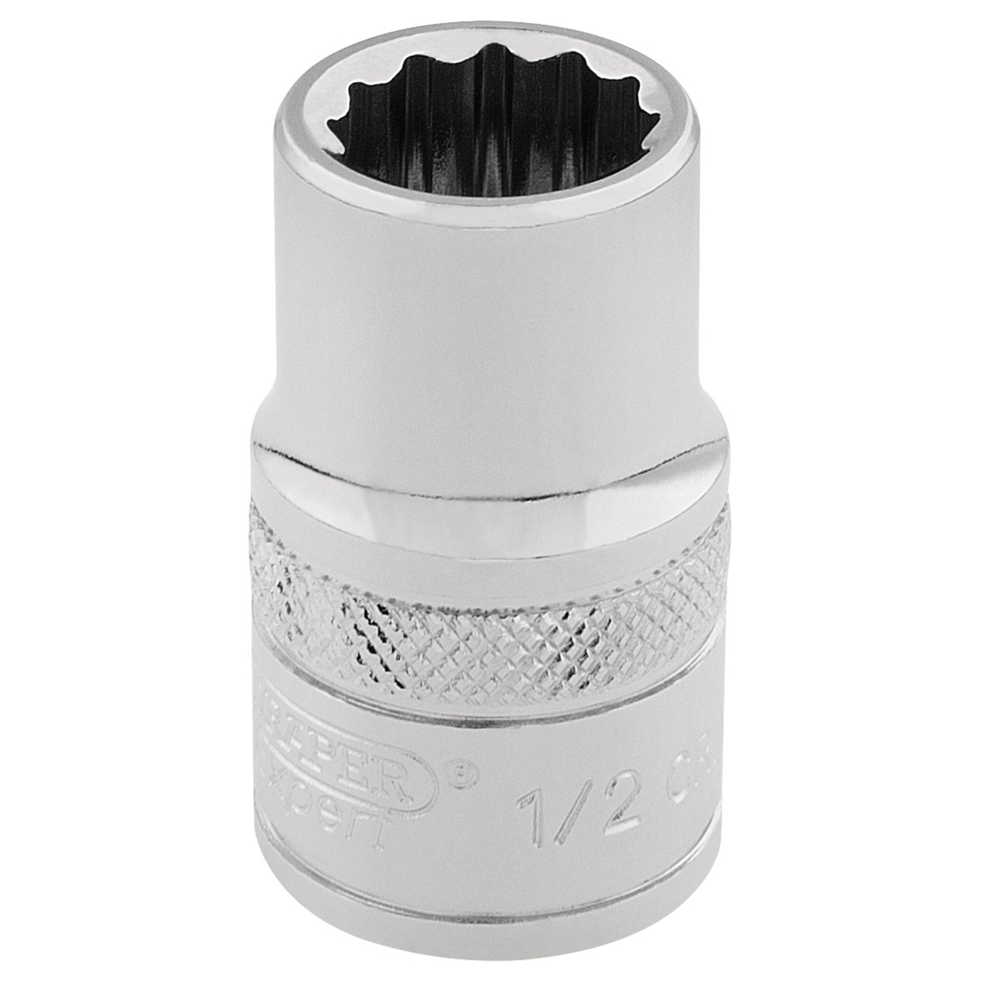Draper-HI-TORQ®-12-Point-Socket,-3/8"-Sq.-Dr.,-1/2"