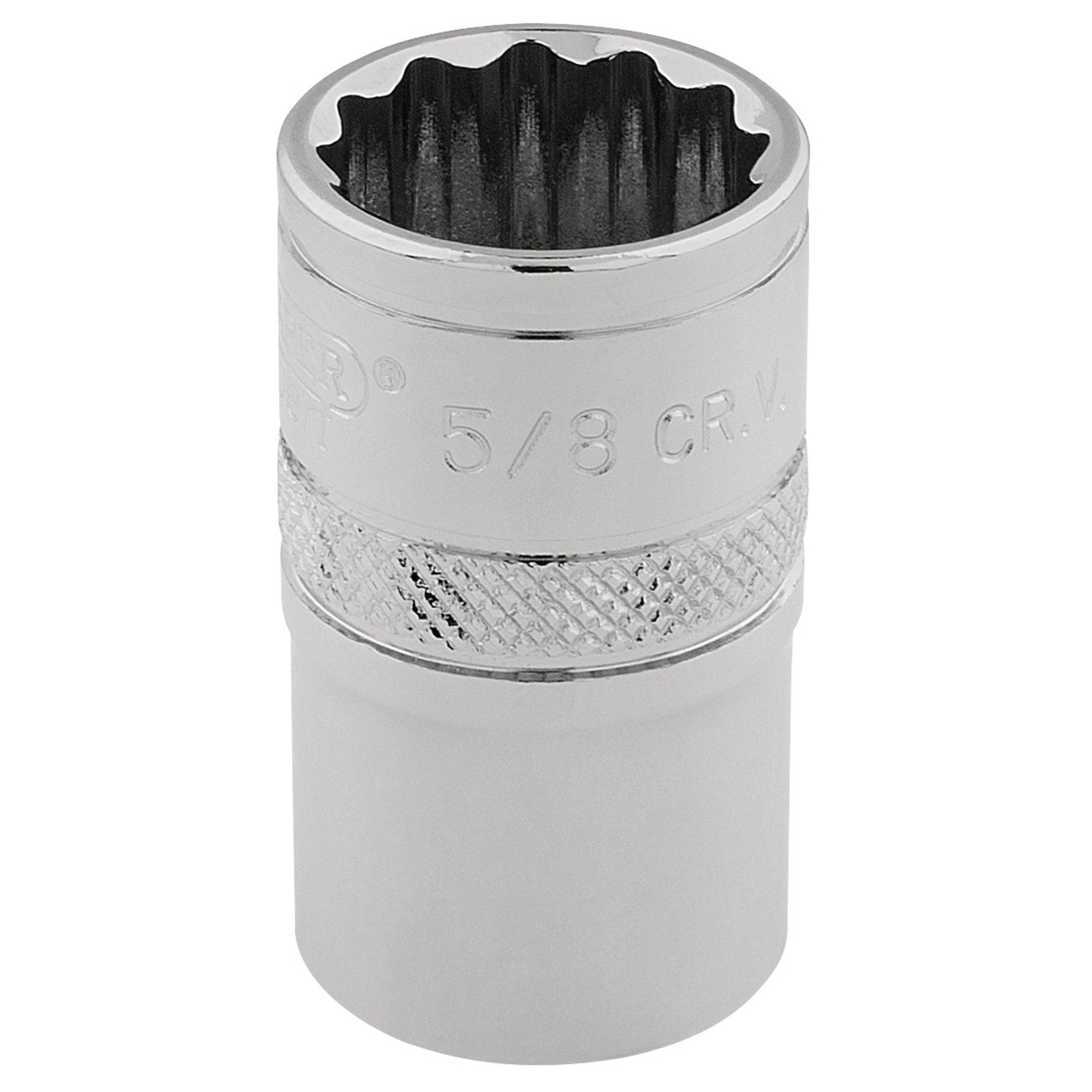 Draper-HI-TORQ®-12-Point-Socket,-3/8"-Sq.-Dr.,-5/8"