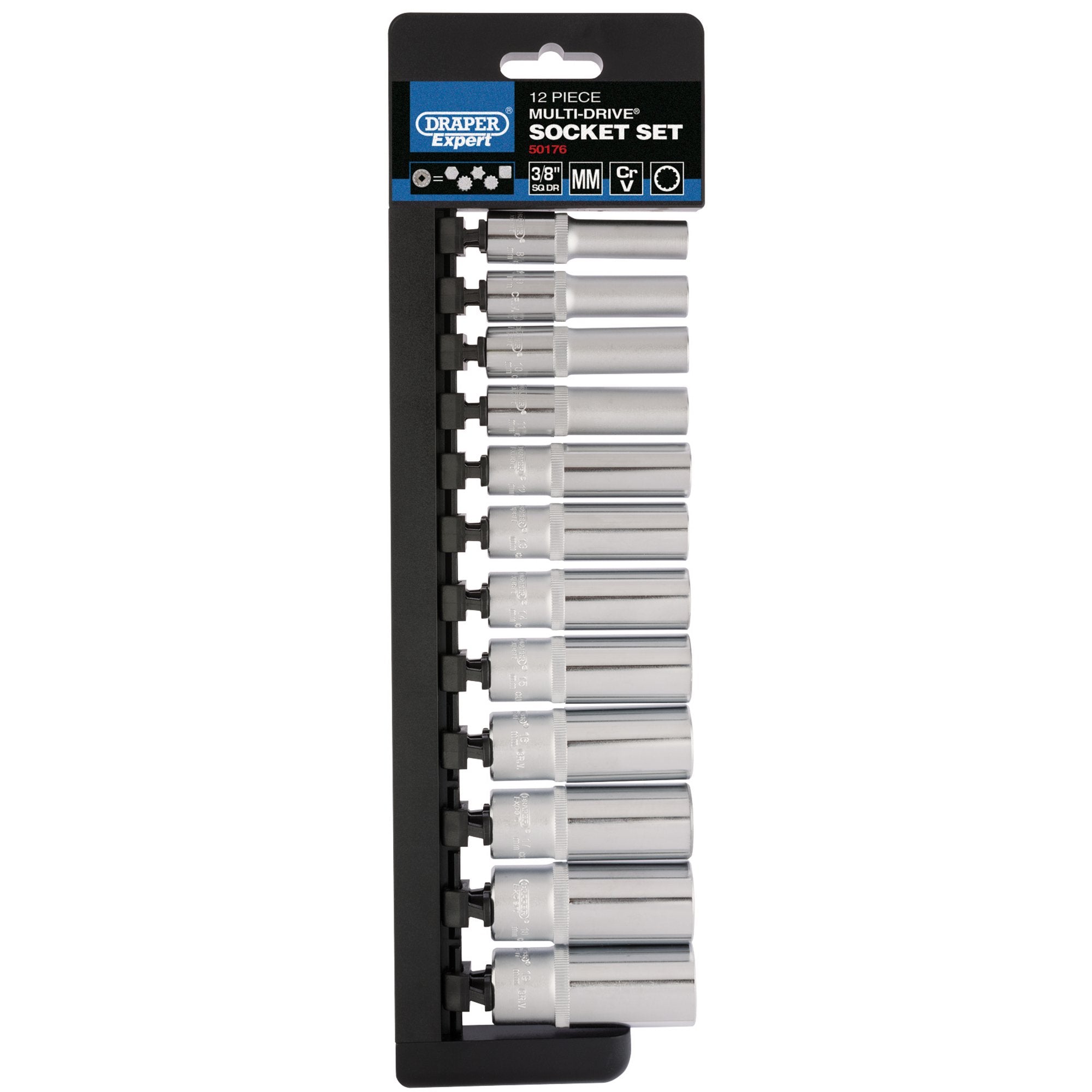 Multi-Drive®-Deep-Socket-Set,-3/8"-Sq.-Dr.-(12-Piece)