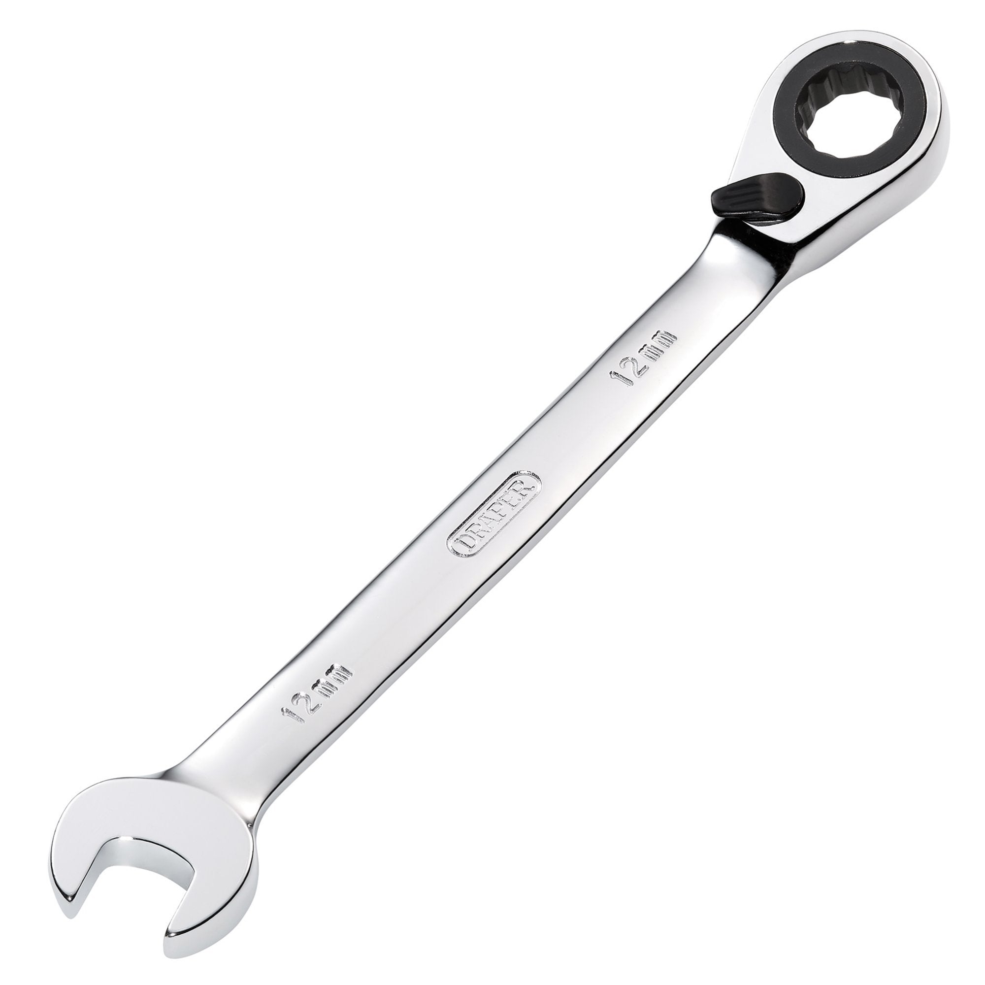 Draper-HI-TORQ®-Metric-Reversible-Ratcheting-Combination-Spanner,-12mm