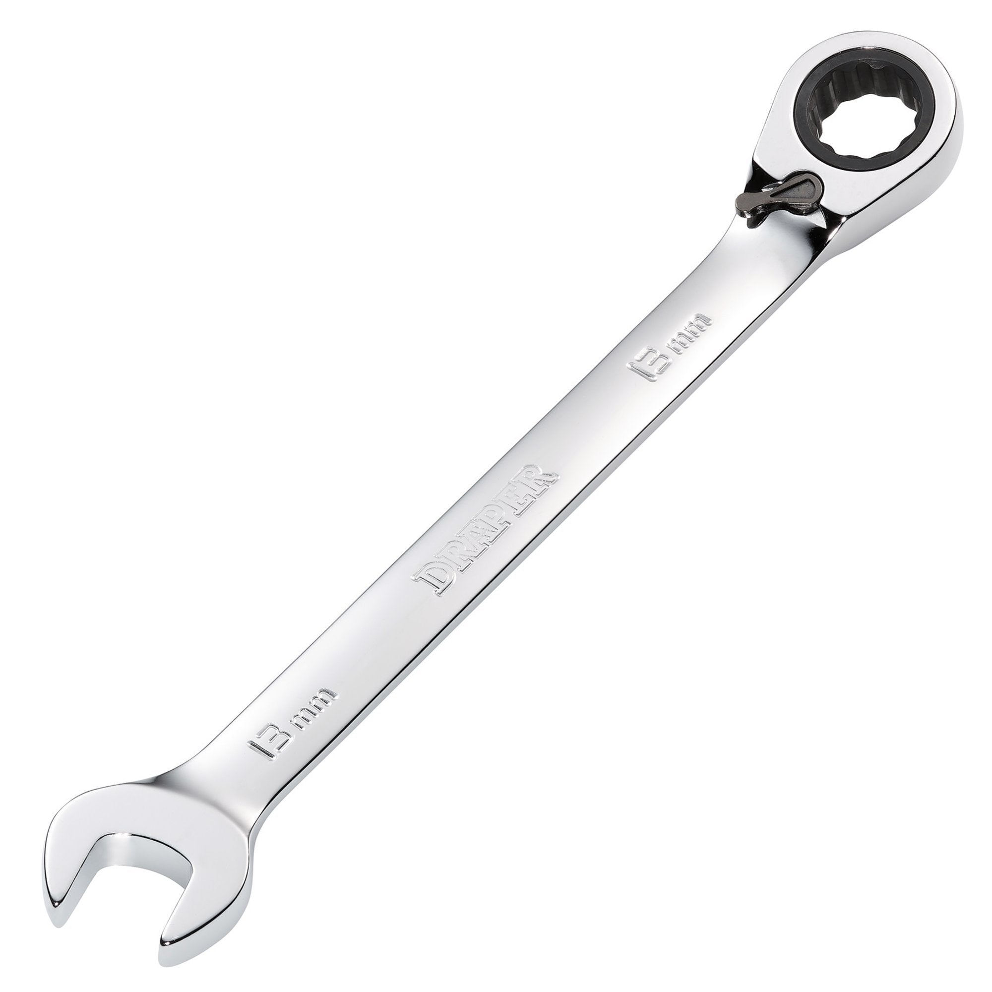 Draper-HI-TORQ®-Metric-Reversible-Ratcheting-Combination-Spanner,-13mm