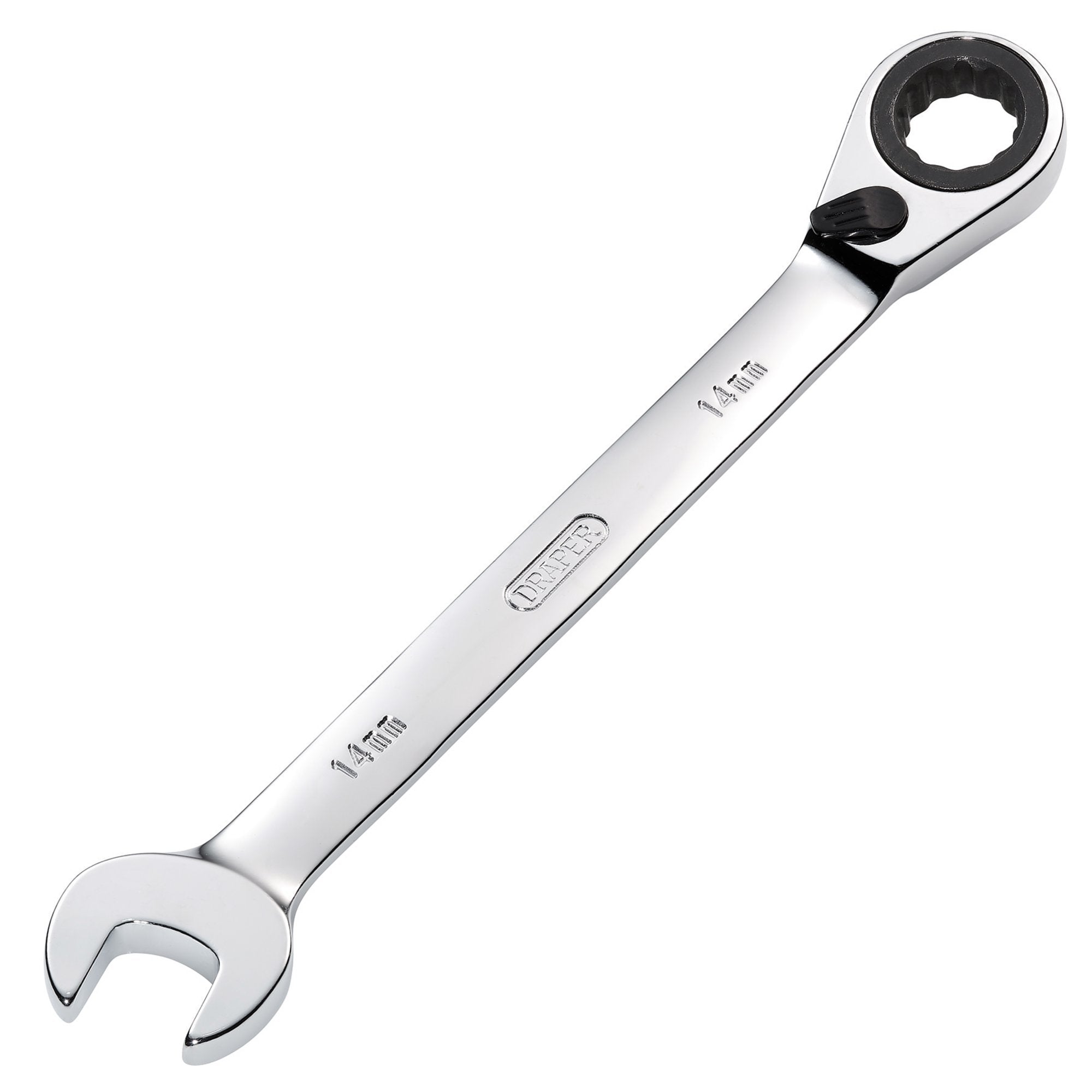 Draper-HI-TORQ®-Metric-Reversible-Ratcheting-Combination-Spanner,-14mm