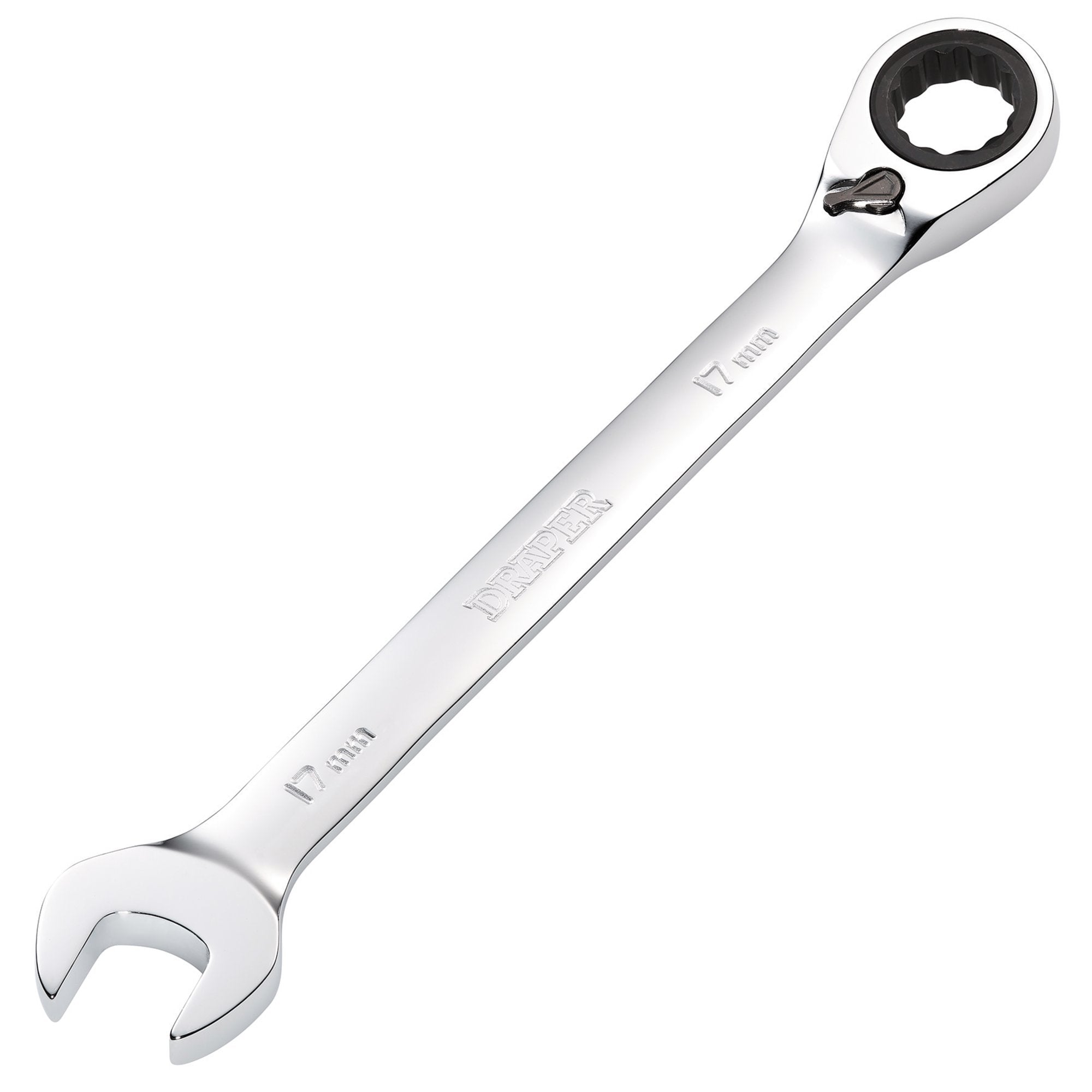 Draper-HI-TORQ®-Metric-Reversible-Ratcheting-Combination-Spanner,-17mm