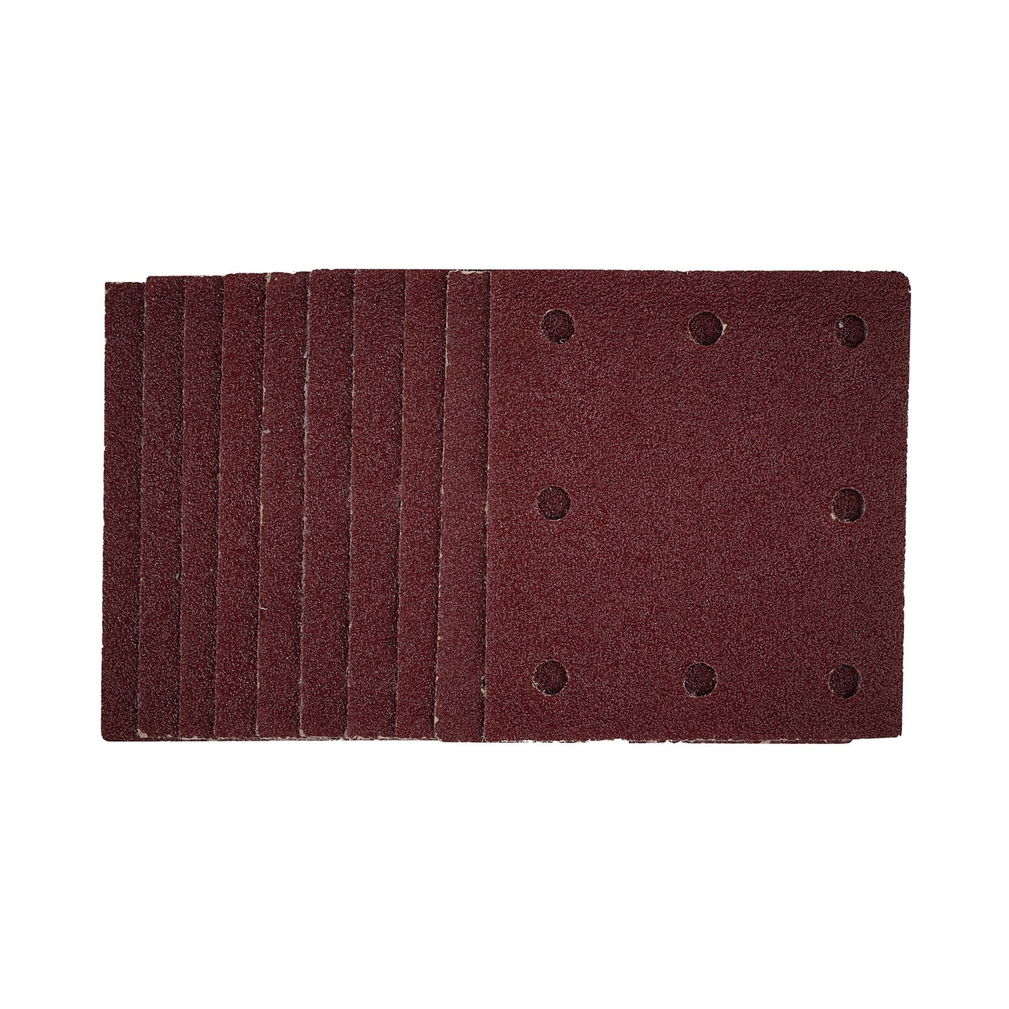 1/4-Sanding-Sheets-with-Hook-and-Loop,-115-x-105mm,-40-Grit-(Pack-of-10)