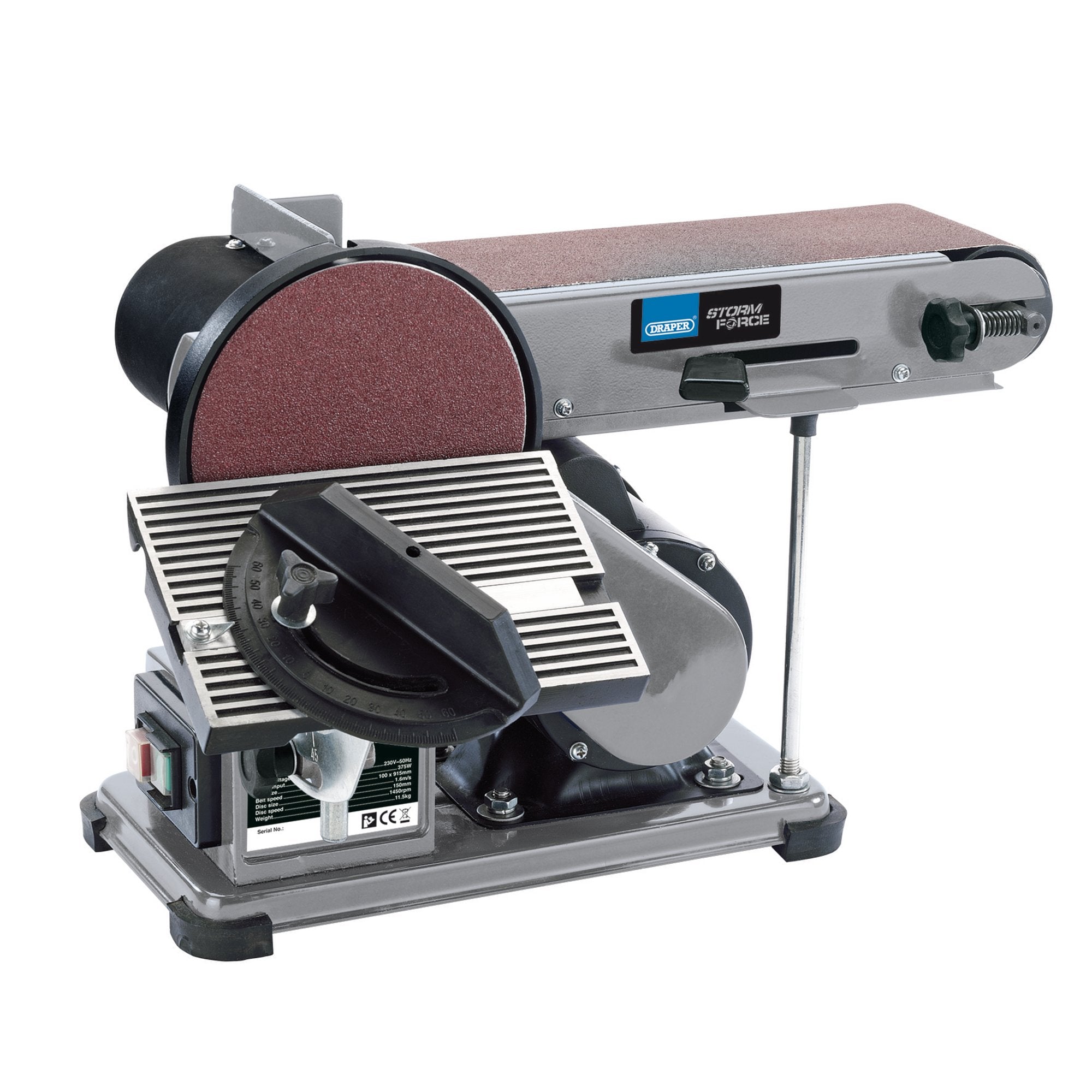 Draper-Storm-Force®-Belt-and-Disc-Sander,-375W