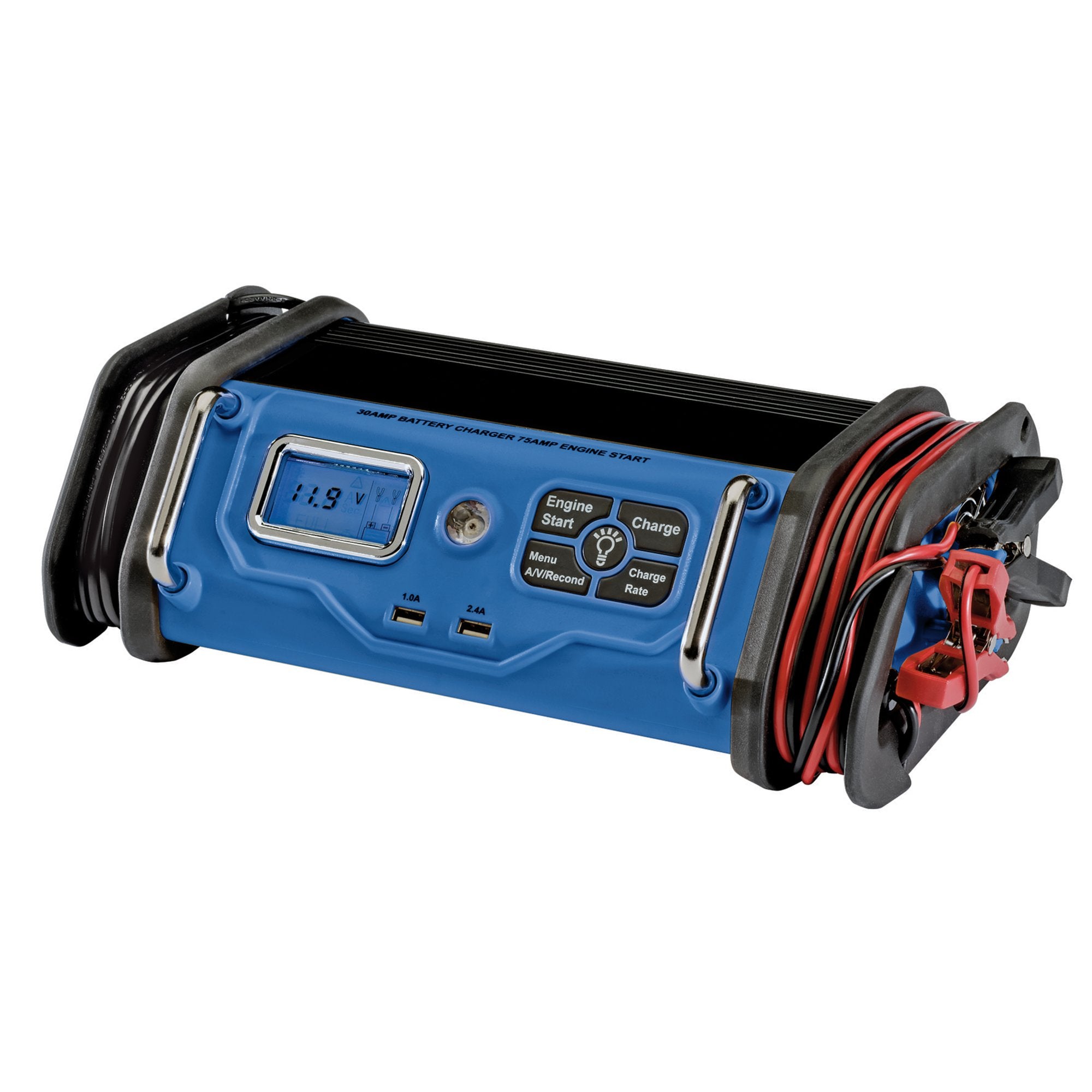 12V-Battery-Starter/Charger,-30A