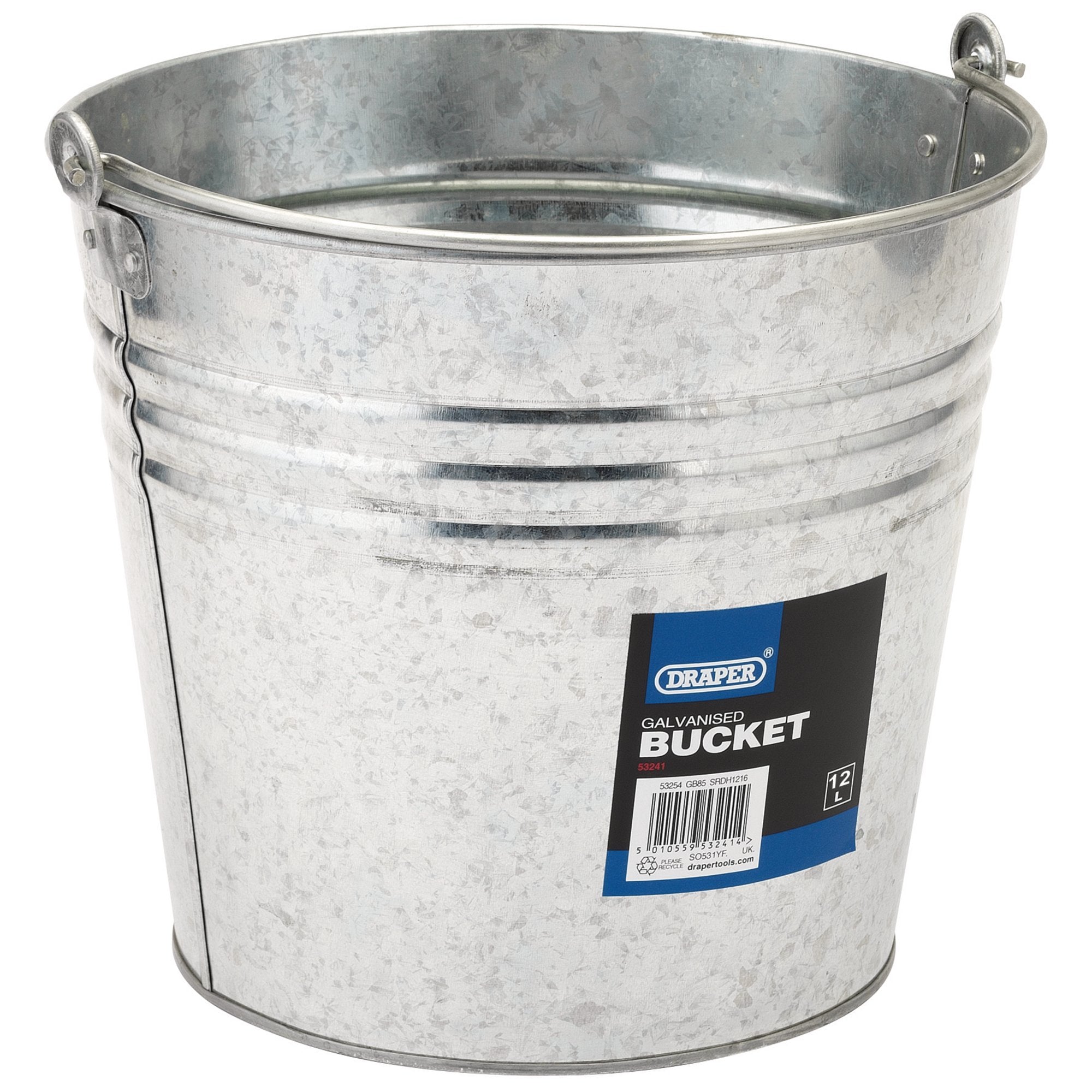Galvanised-Steel-Bucket,-12L