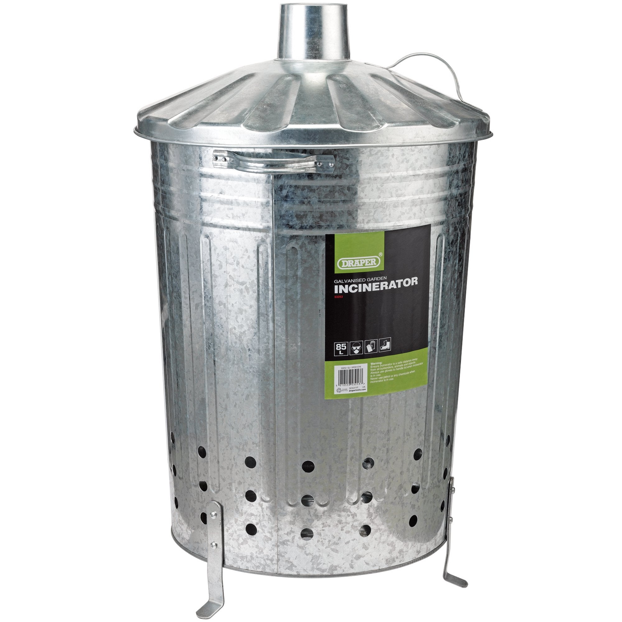 Galvanised-Garden-Incinerator,-85L