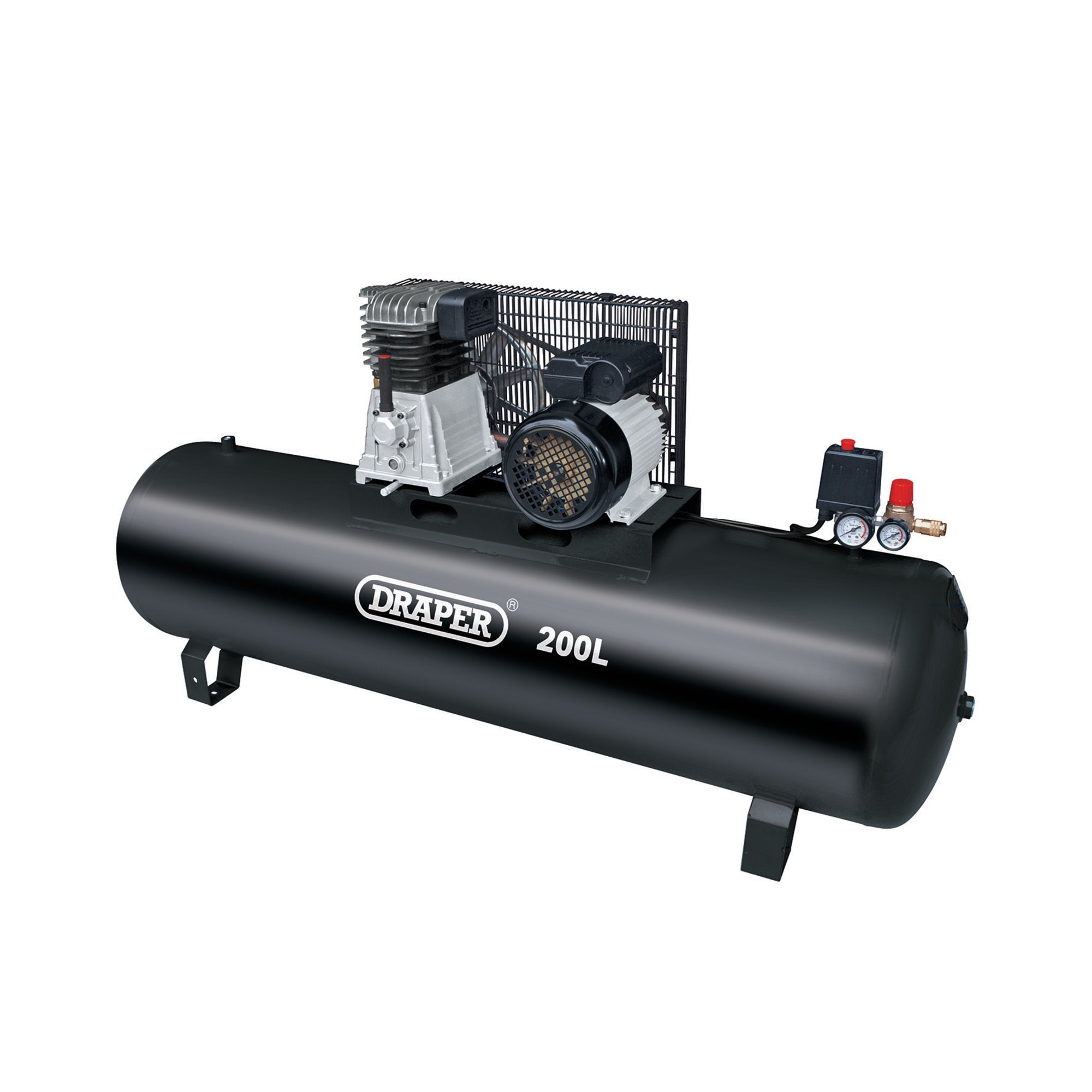 200L-Belt-Driven-Air-Compressor-without-wheels,-2.2kW/3hp