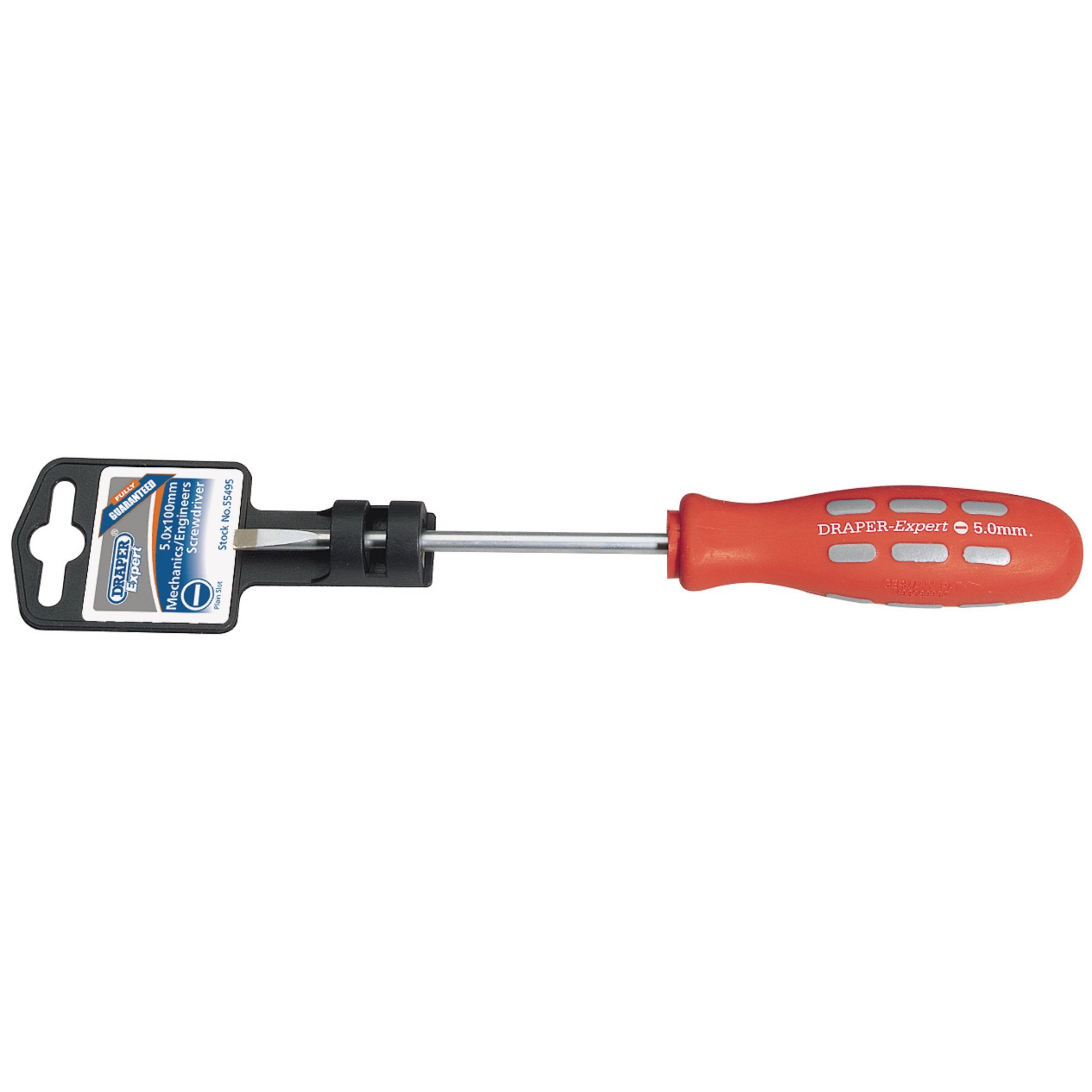 Plain-Slot-Parallel-Tip-Mechanics-Screwdriver,-5-x-100mm