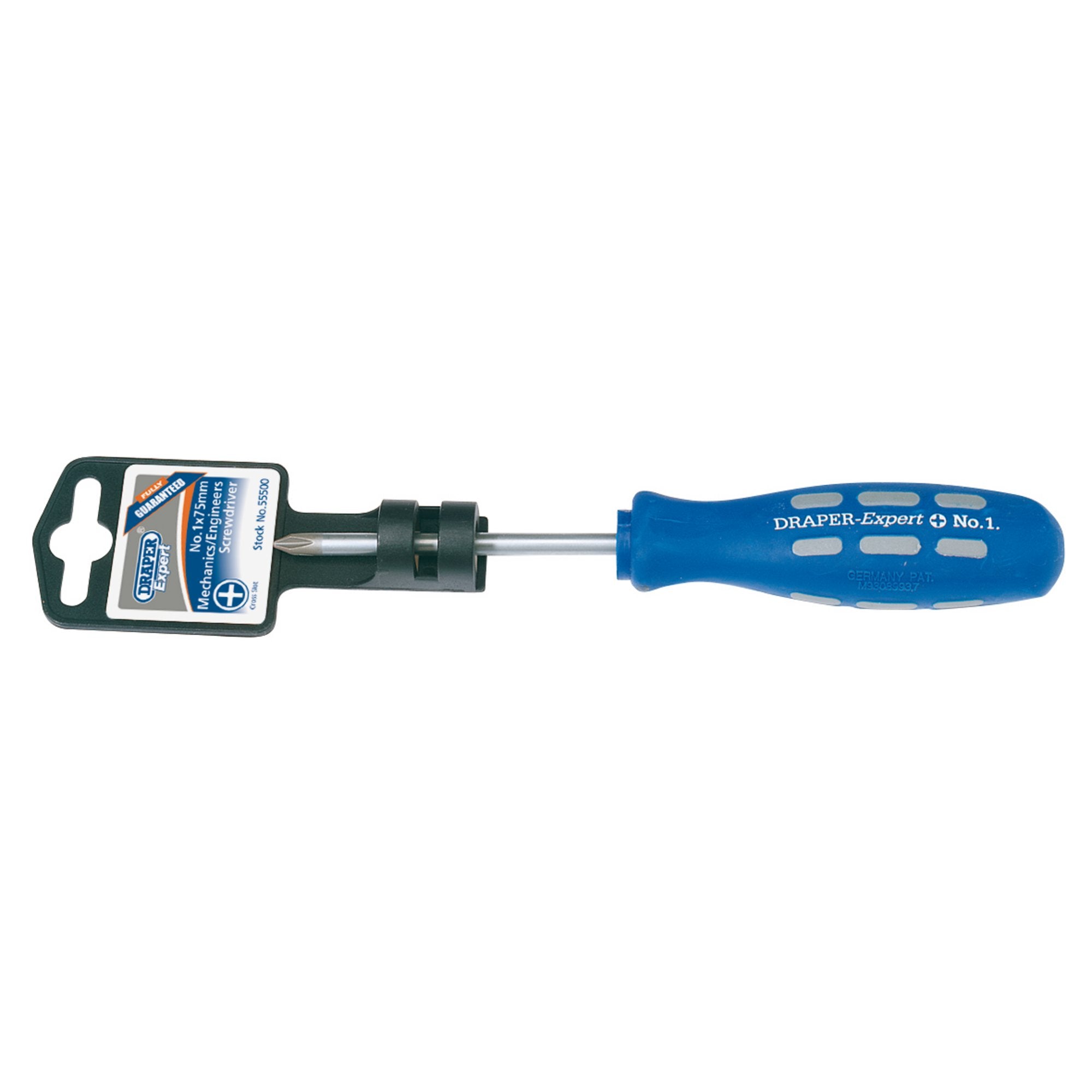 Draper-Expert-Cross-Slot-Mechanics-Screwdriver,-No.1-x-75mm