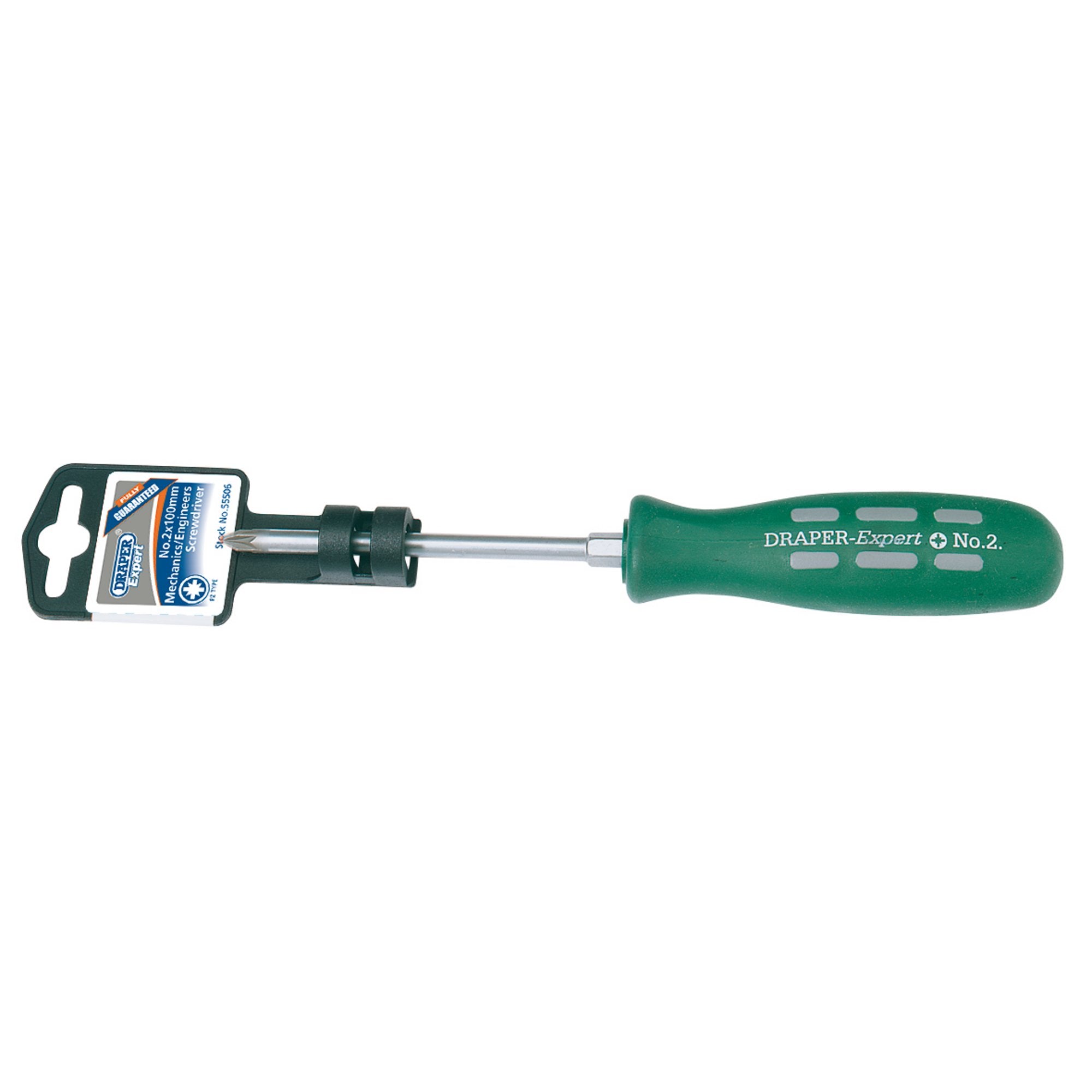 Draper-Expert-PZ-Type-Mechanics-Screwdriver,-No.2-x-100mm