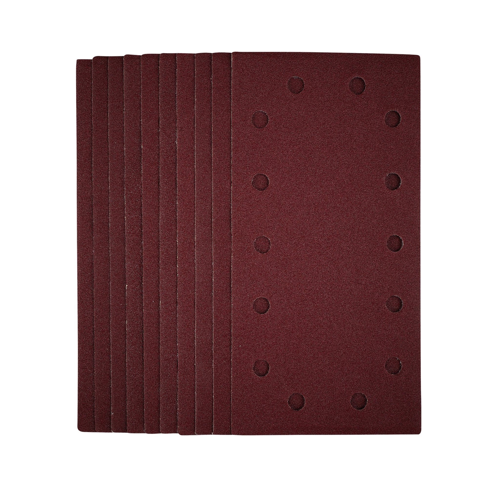 1/2-Sanding-Sheets-with-Hook-and-Loop,-115-x-230mm,-80-Grit-(Pack-of-10)