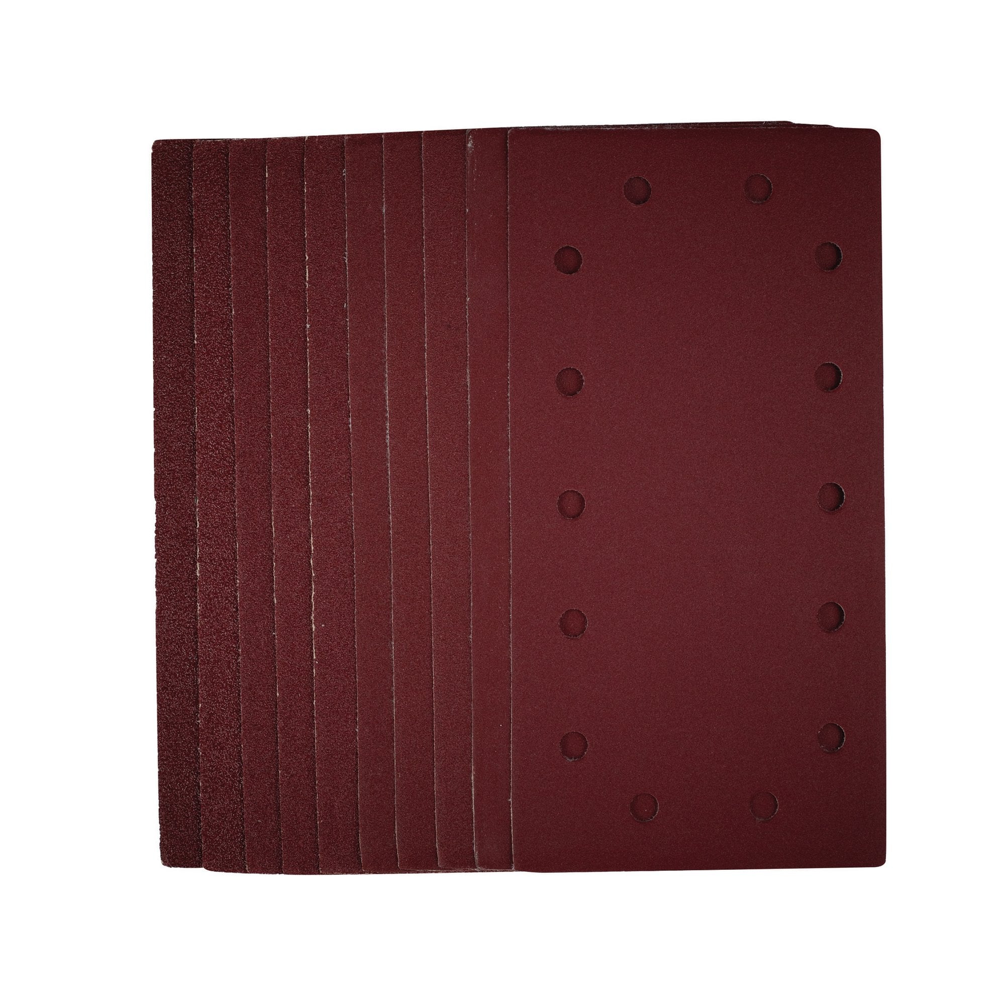 1/2-Sanding-Sheets-with-Hook-and-Loop,-115-x-230mm,-Assorted-Grit-(Pack-of-10)