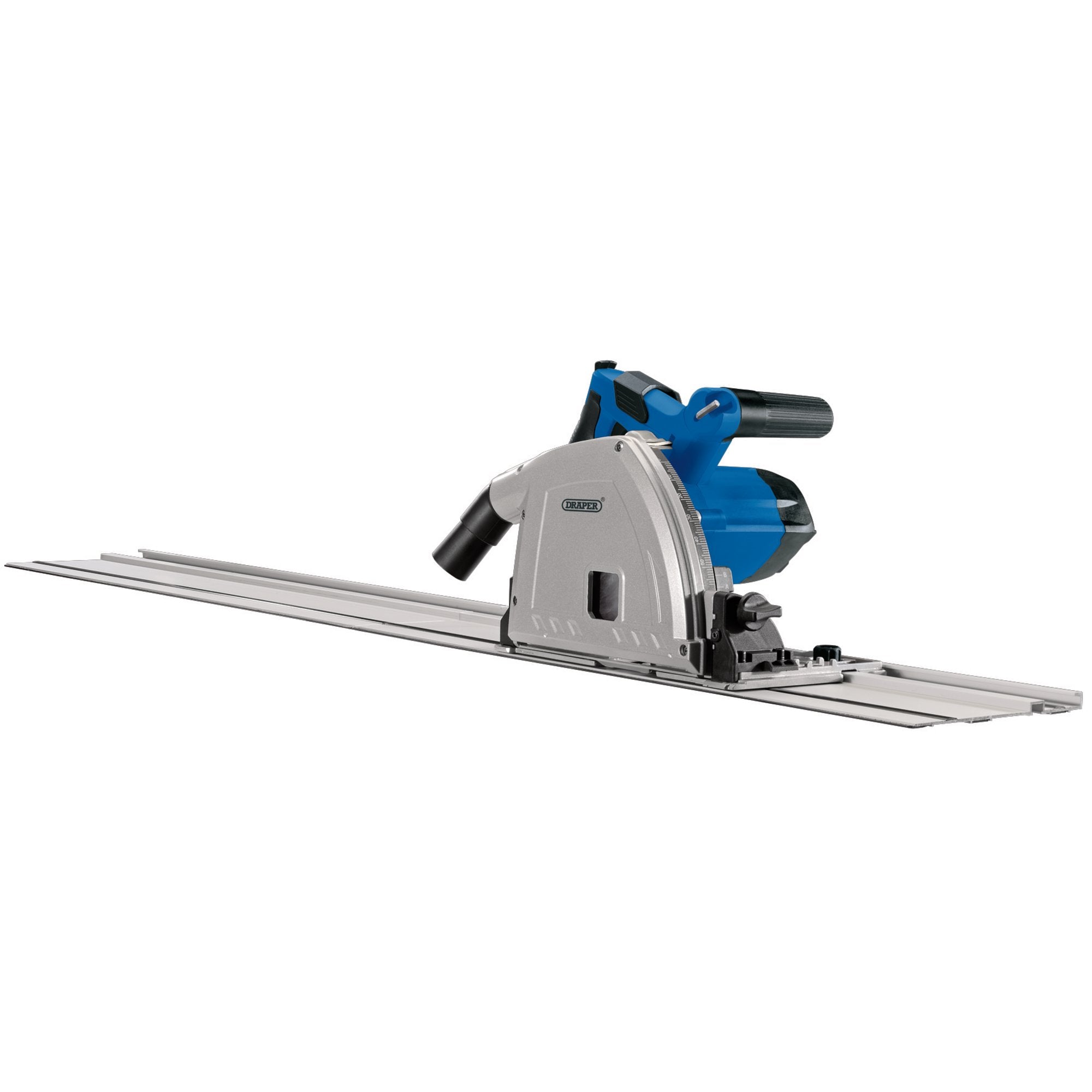 230V-Plunge-Saw-with-Guide-Rails,-165mm,-1200W