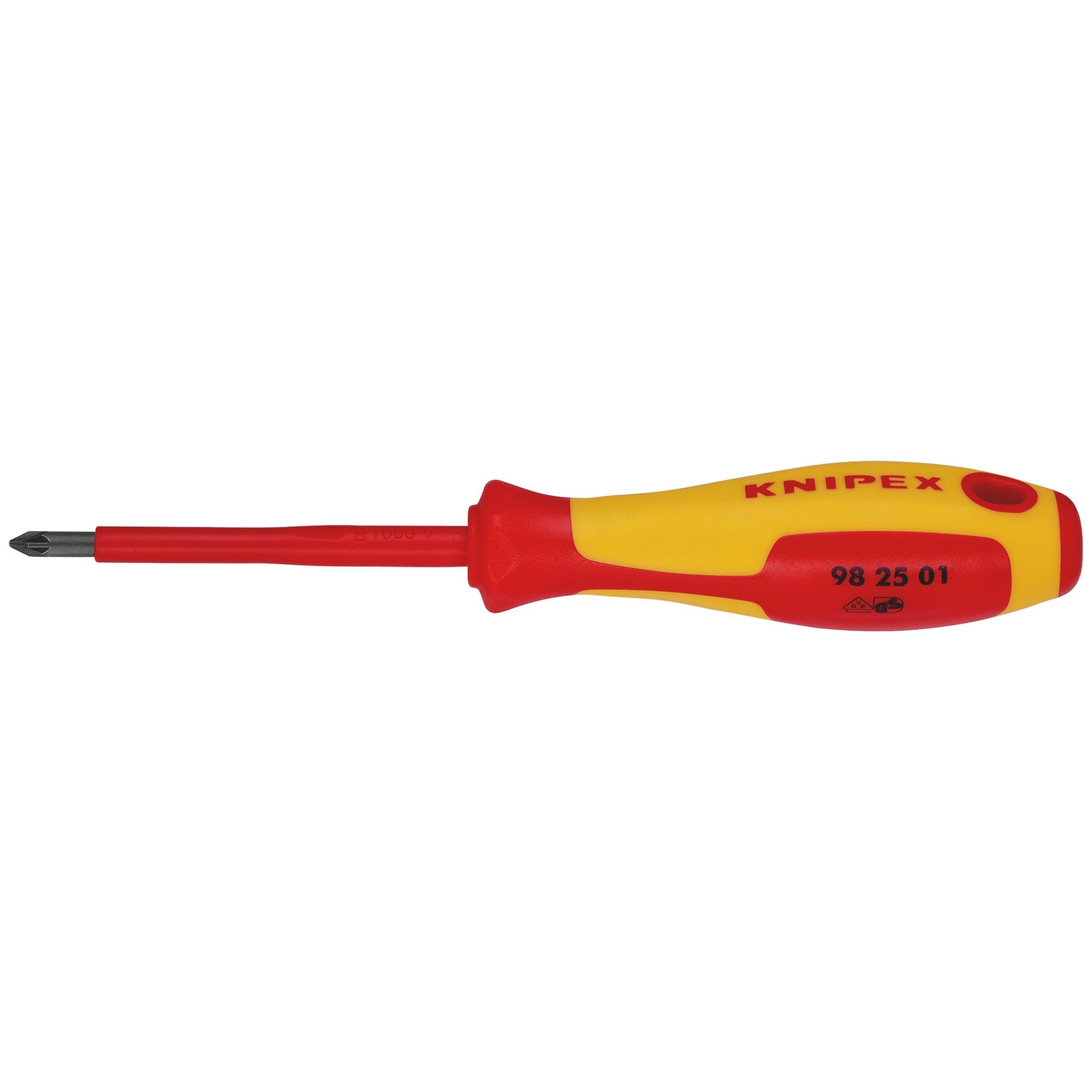 KNIPEX-98-25-01-VDE-Insulated-Pozidriv®-Screwdriver,-PZ1-x-80mm