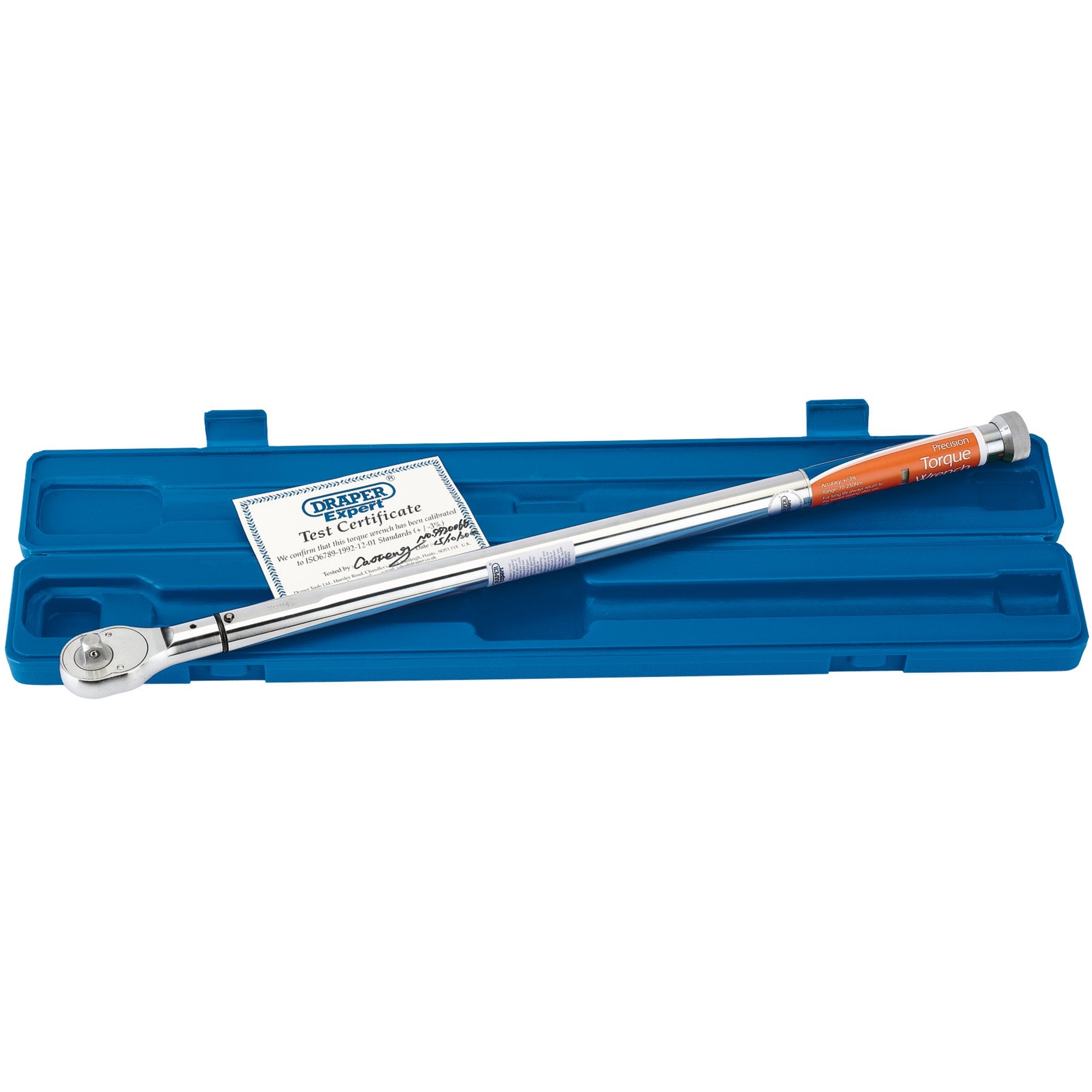 Draper-Expert-Precision-Torque-Wrench,-1/2"-Sq.-Dr.,-70---230Nm