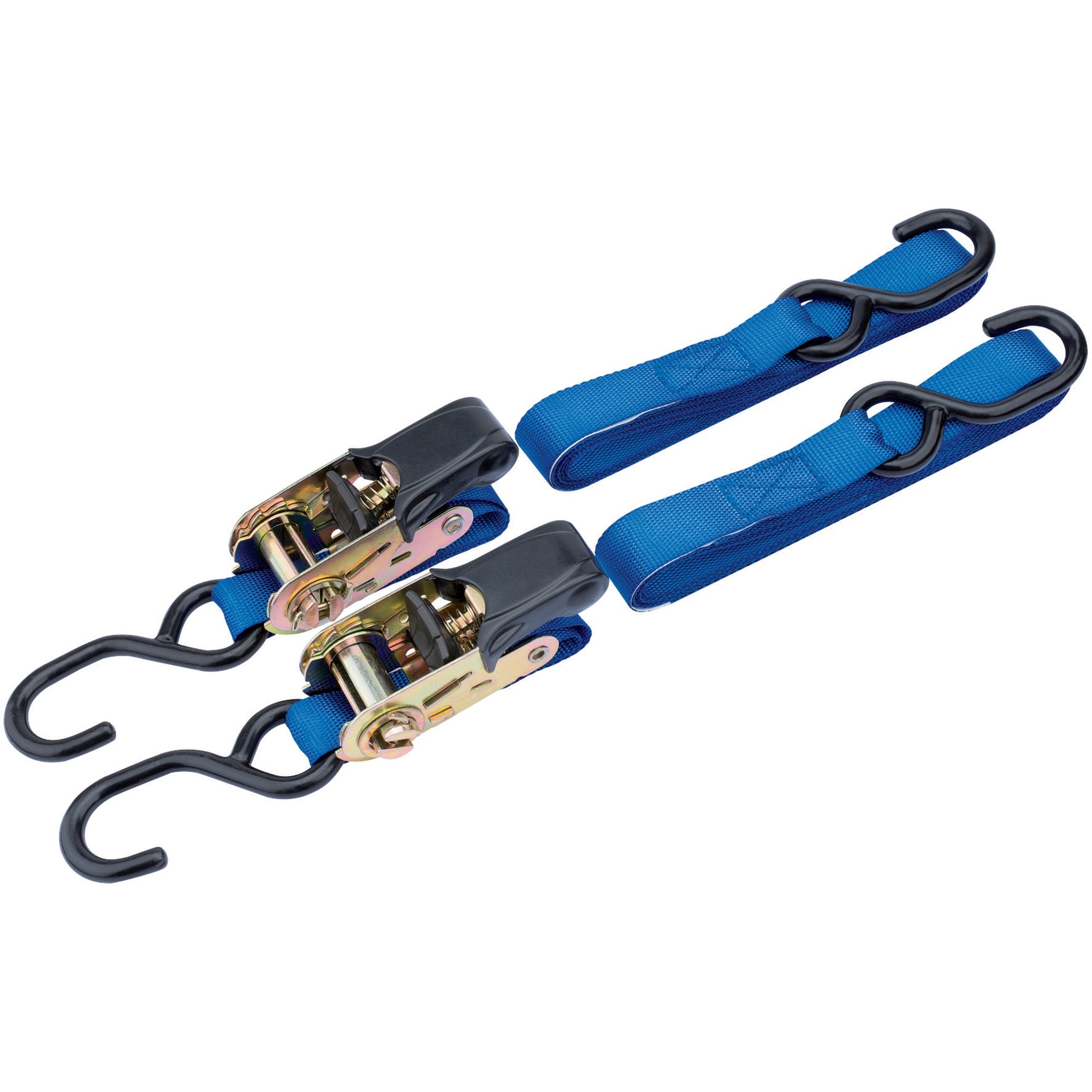 Ratcheting-Tie-Down-Straps,-3.5m-x-25mm,-250kg-(2-Piece)
