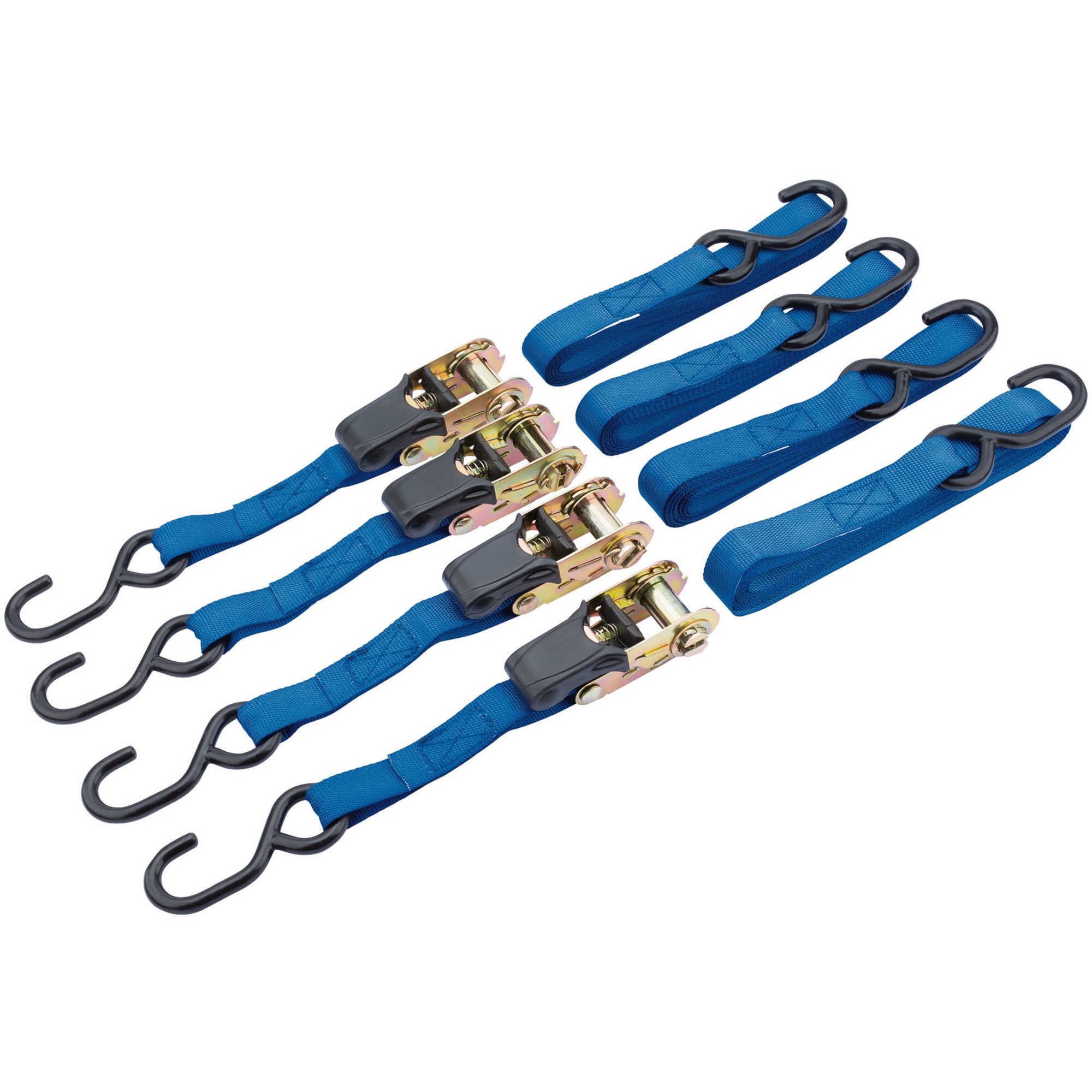 Ratcheting-Tie-Down-Straps,-5m-x-25mm,-250kg-(4-Piece)