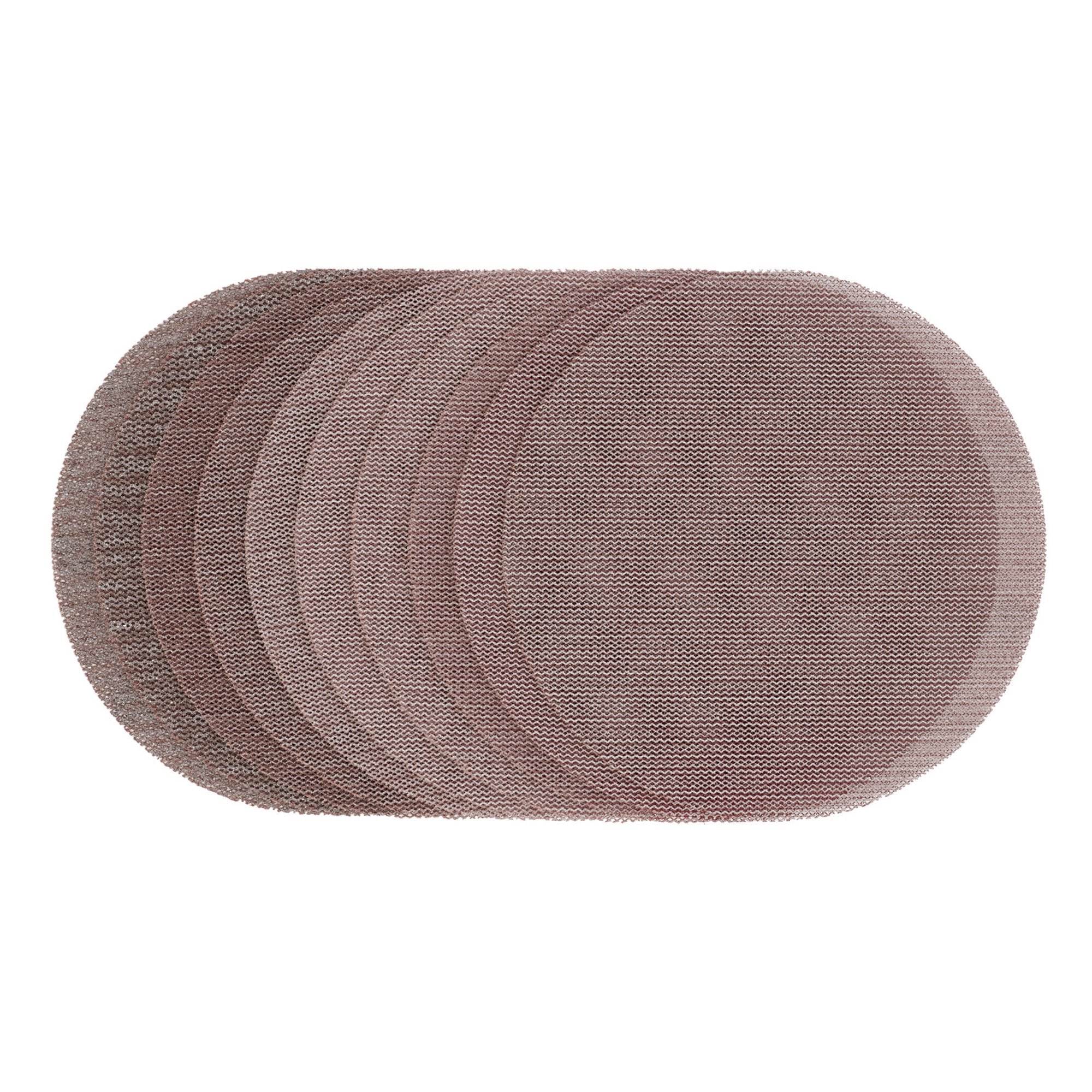 Expert-Quality-Mesh-Sanding-Discs,-150mm,-Assorted-Grit---80G,-120G,-180G,-240G-(Pack-of-10)
