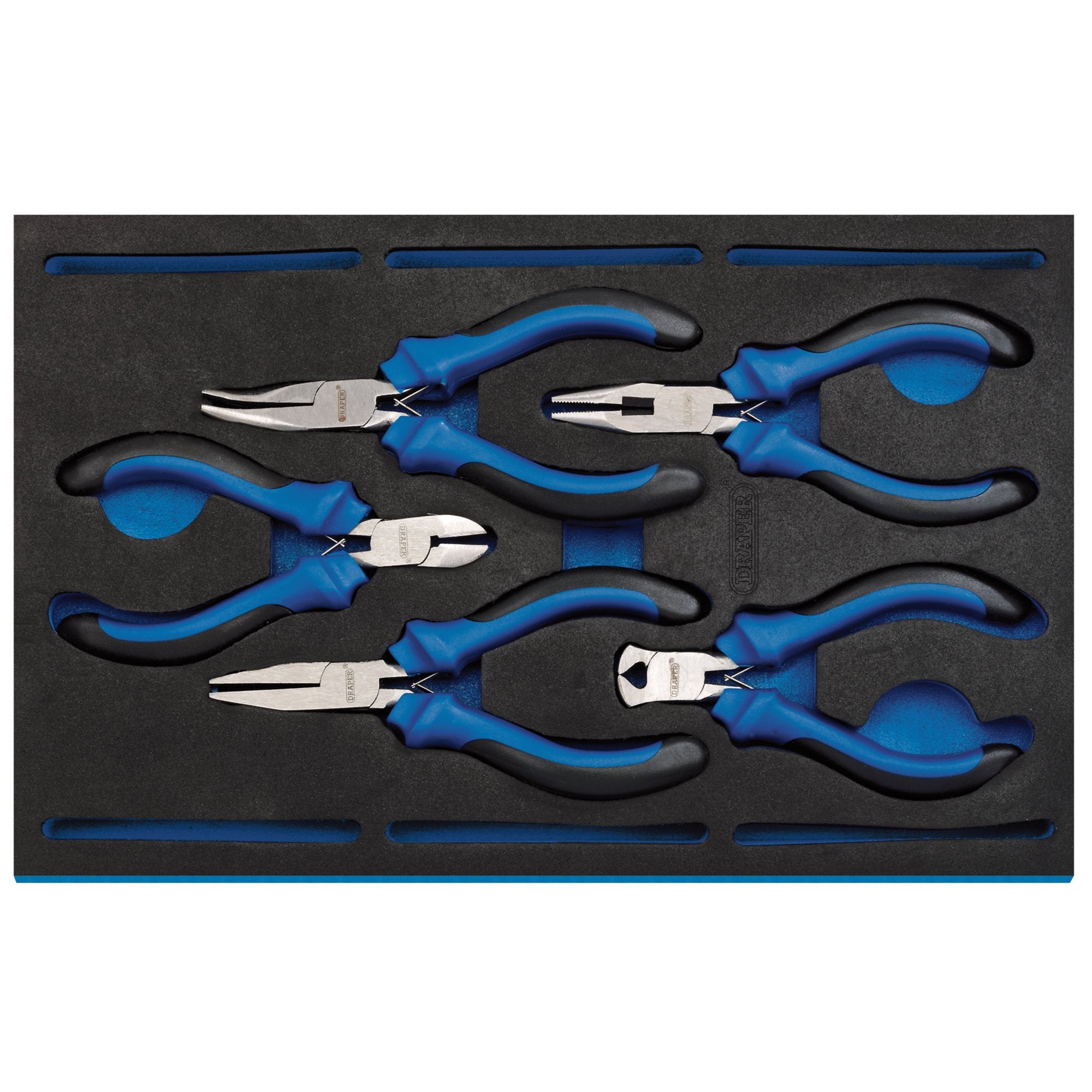 Precision-Plier-Set-in-1/4-Drawer-EVA-Insert-Tray-(5-Piece)