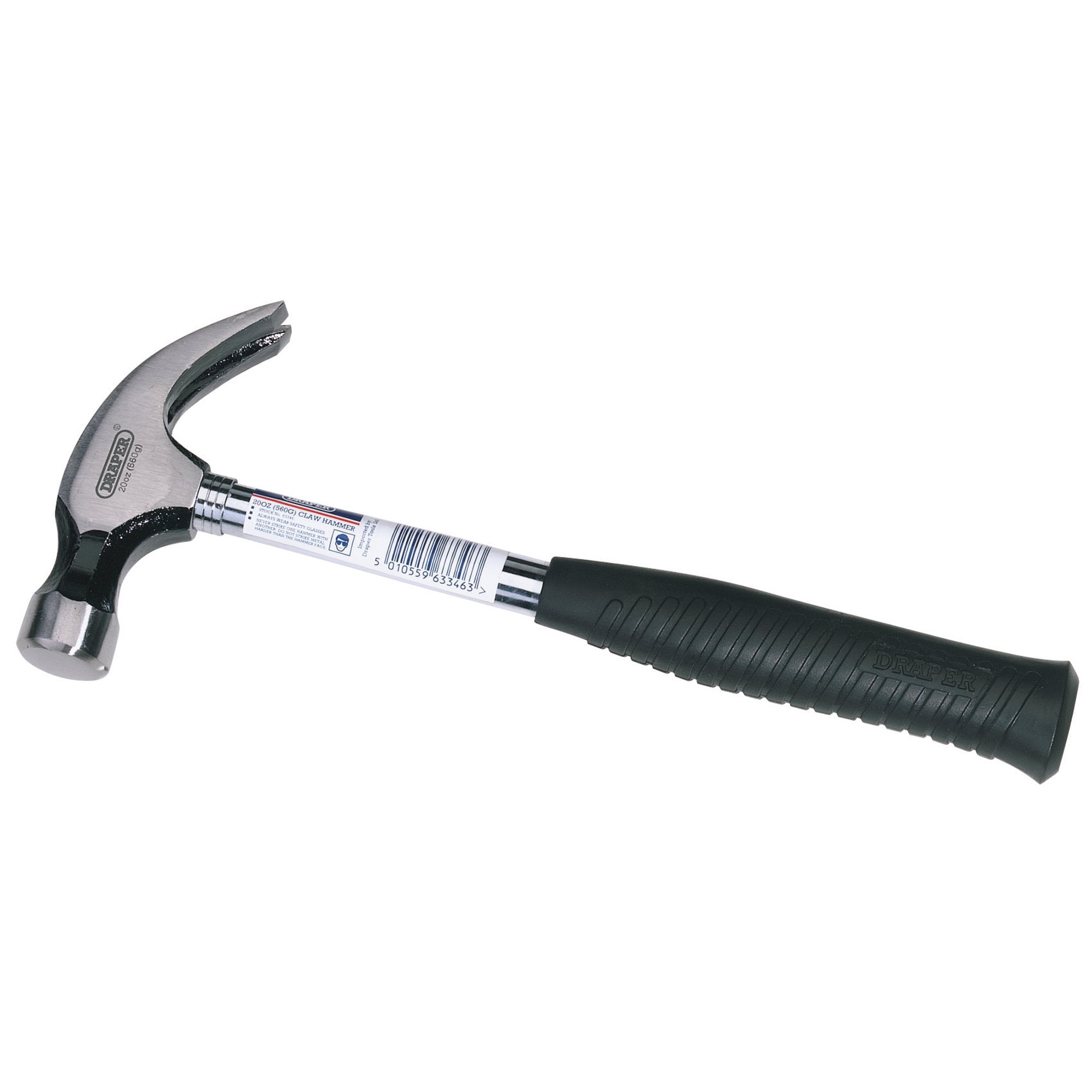 Tubular-Shaft-Claw-Hammer,-560g/20oz