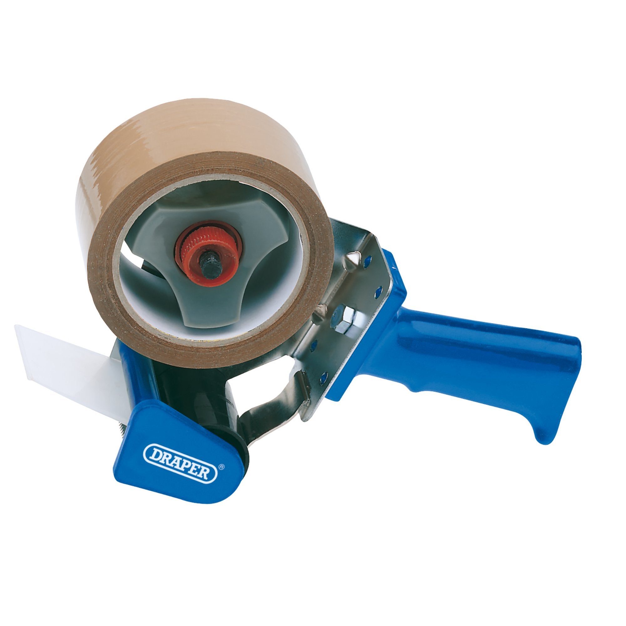 Hand-Held-Packing-Security-Tape-Dispenser-Kit,-2-x-Reels-of-Tape