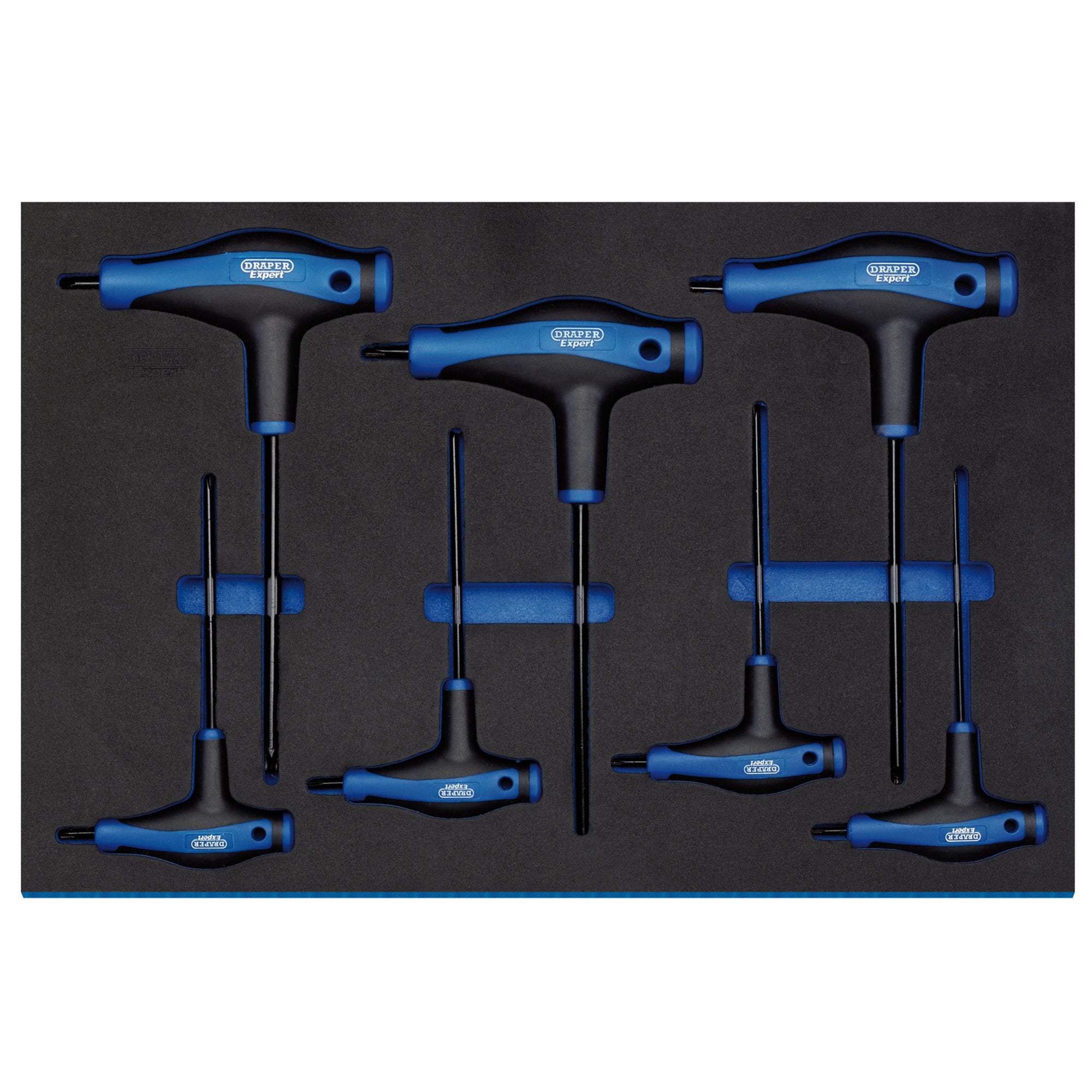 Draper-TX-STAR®-T'-Handle-Key-Set-in-3/4-Drawer-EVA-Insert-Tray-(7-Piece)