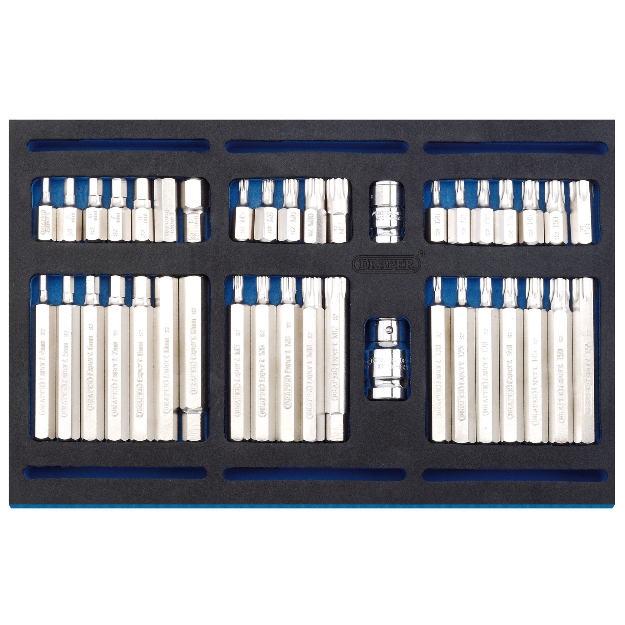 Screwdriver-Insert-Bit-Set-in-1/4-Drawer-EVA-Insert-Tray-(40-Piece)