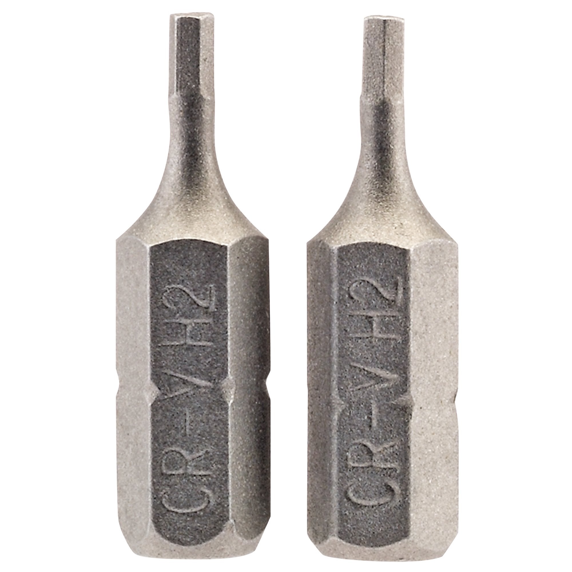 Hexagonal-Insert-Bit,-2mm,-1/4"-Hex,-25mm-Long-(Pack-of-2)