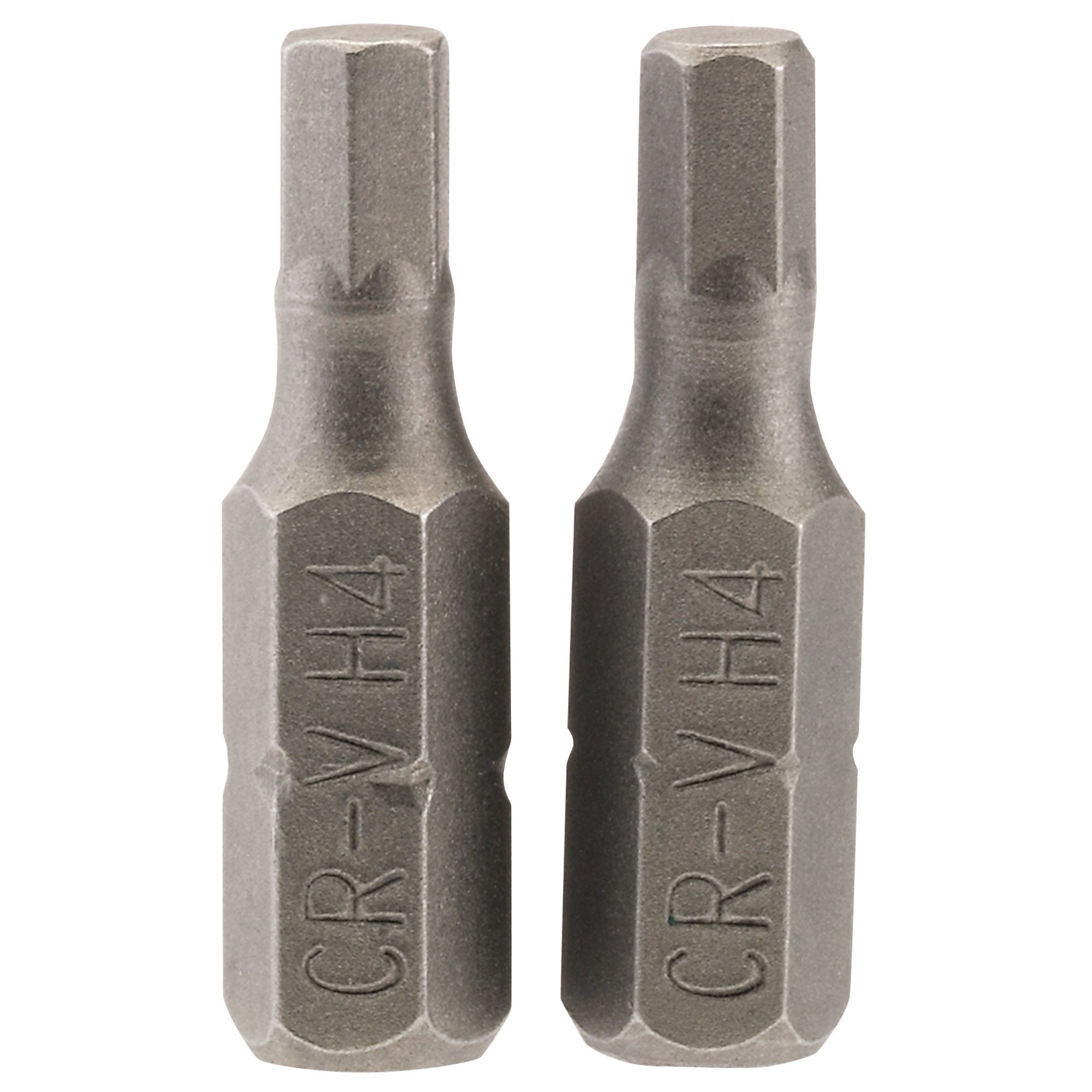 Hexagonal-Insert-Bit,-4mm,-1/4"-Hex,-25mm-Long-(Pack-of-2)
