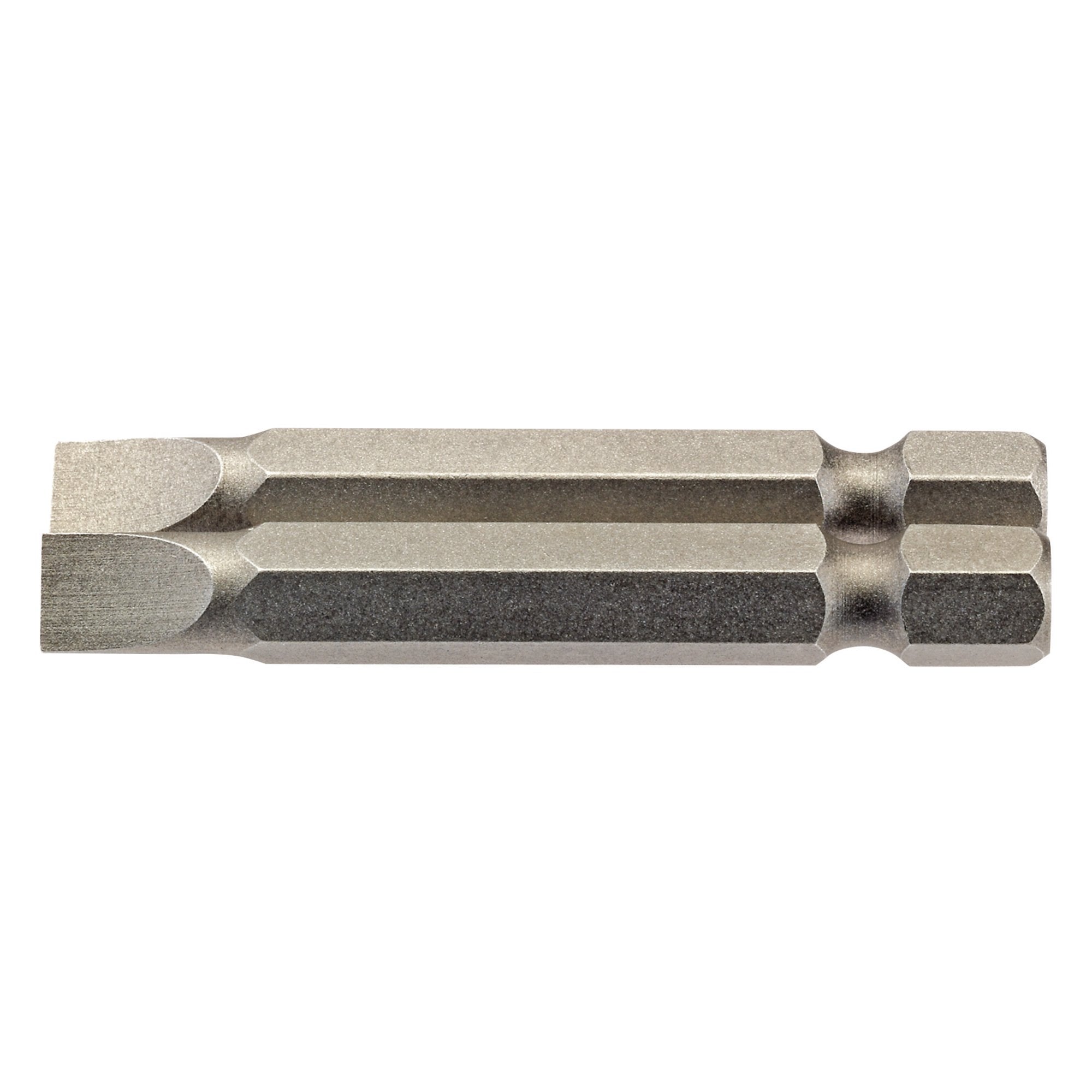 Plain-Slot-Insert-Bit,-6mm,-1/4"-Hex,-50mm-Long-(Pack-of-2)