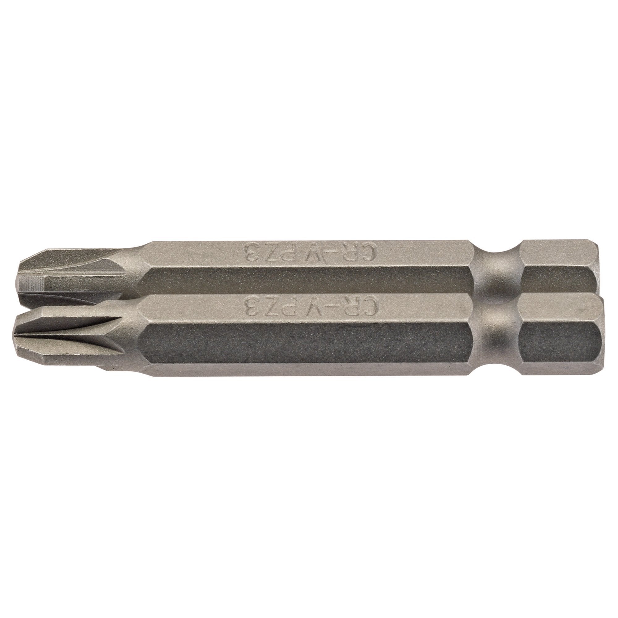 PZ-Type-Insert-Bit,-1/4"-Hex,-50mm-Long,-No.3-(Pack-of-2)