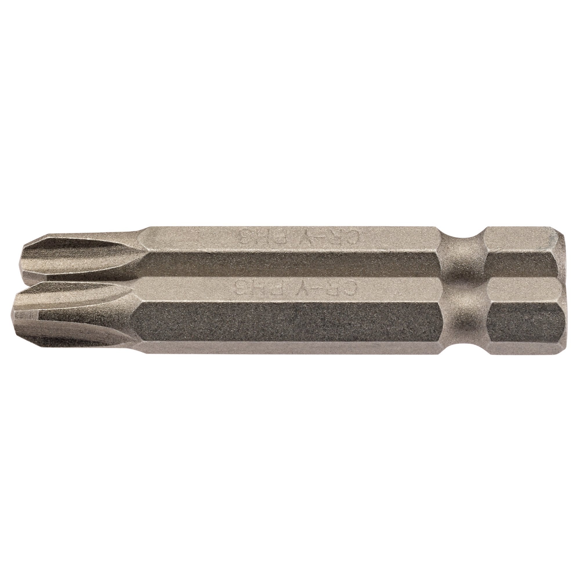 Cross-Slot-Insert-Bit,-1/4"-Hex,-50mm-Long,-No.3-(Pack-of-2)