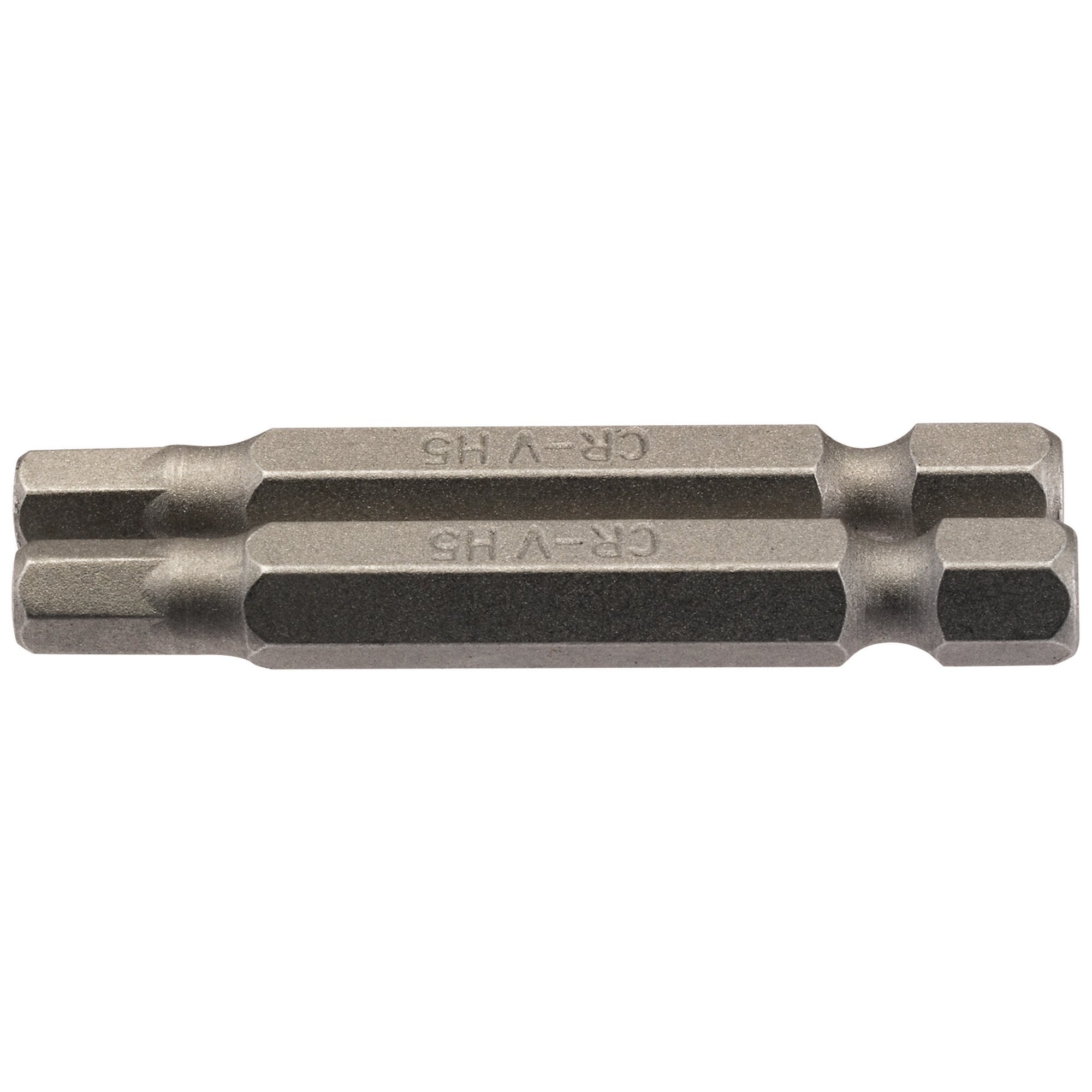 Hexagonal-Insert-Bit,-5mm,-1/4"-Hex,-50mm-Long-(Pack-of-2)
