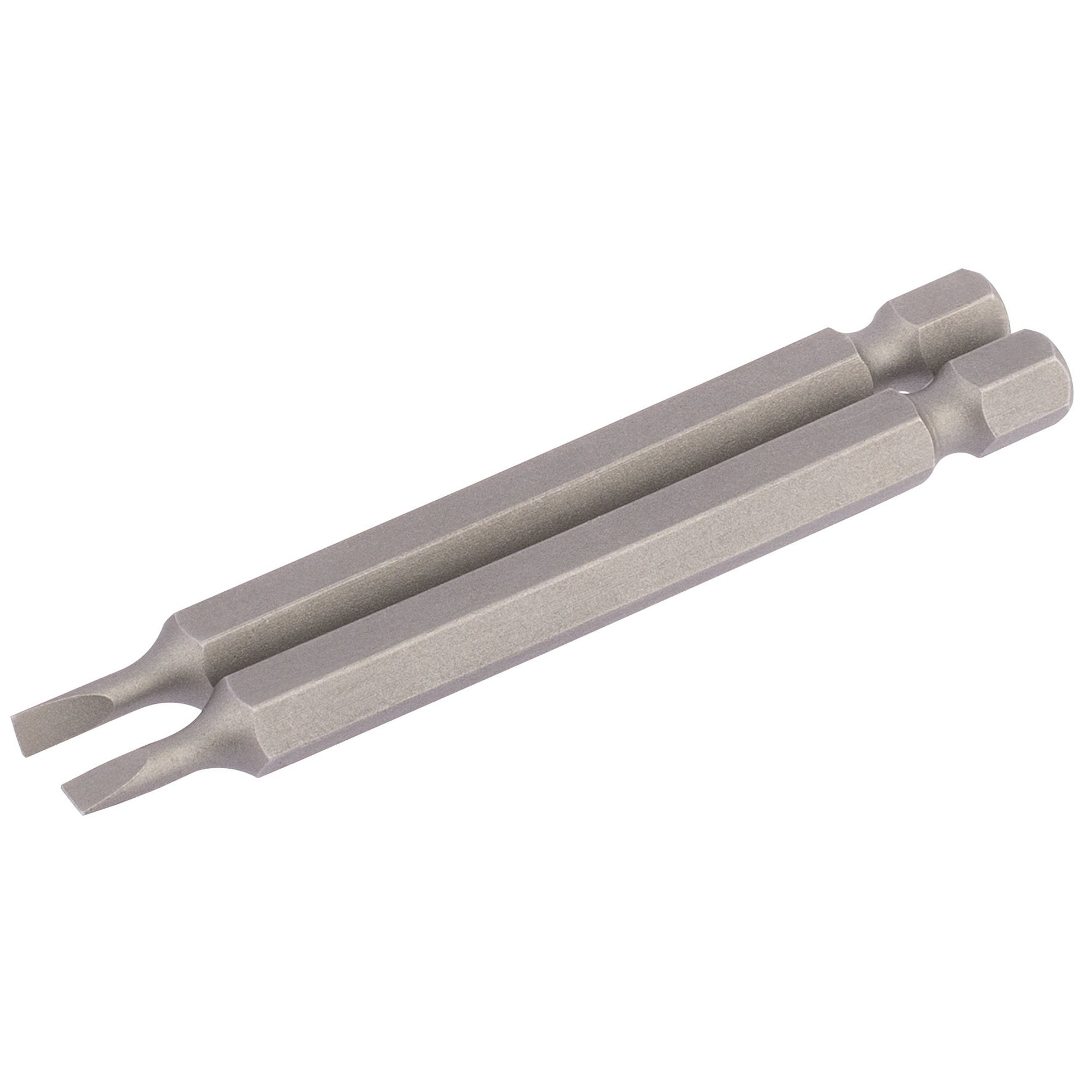 Plain-Slot-Insert-Bit,-3mm,-1/4"-Hex,-75mm-Long-(Pack-of-2)
