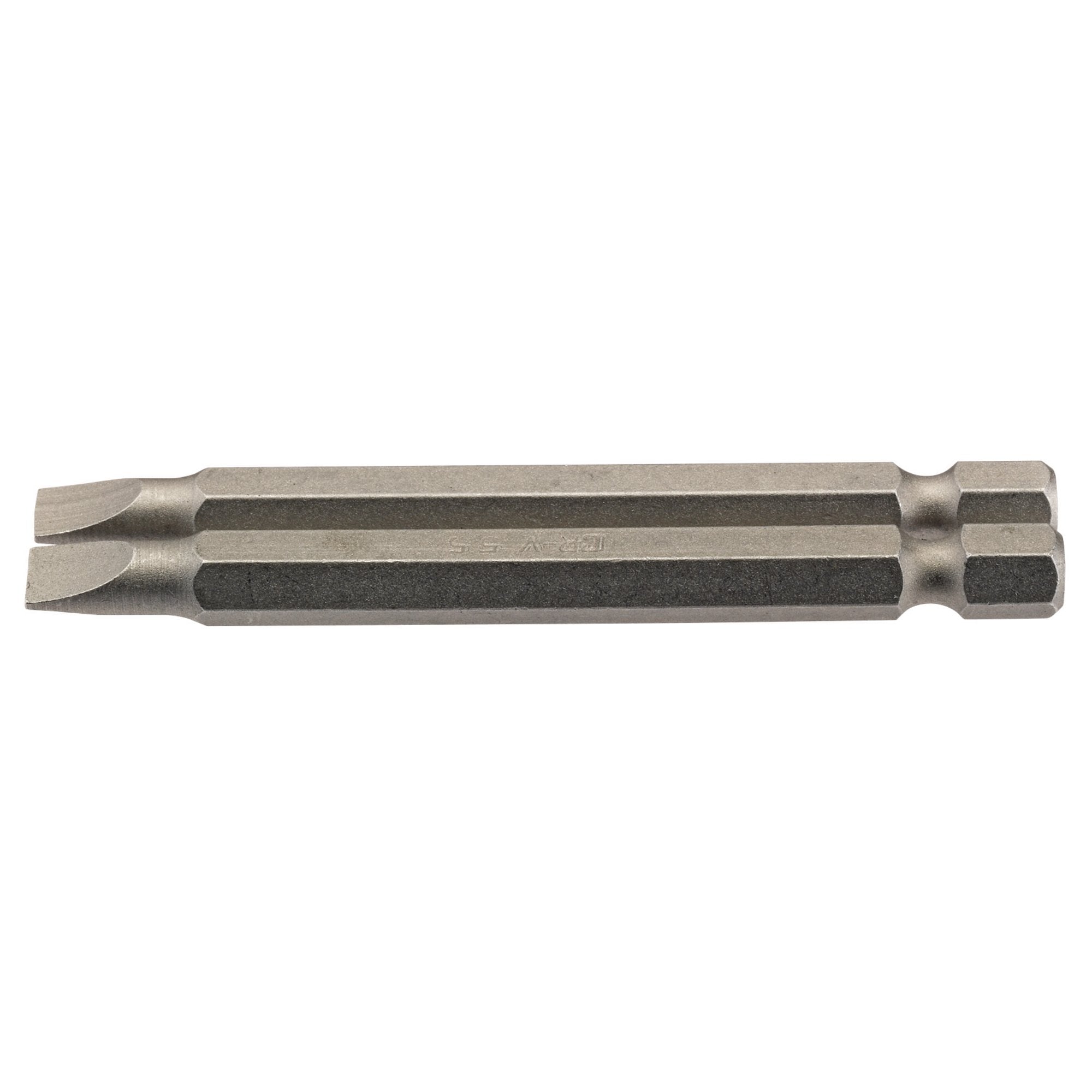 Plain-Slot-Insert-Bit,-5.5mm,-1/4"-Hex,-75mm-Long-(Pack-of-2)