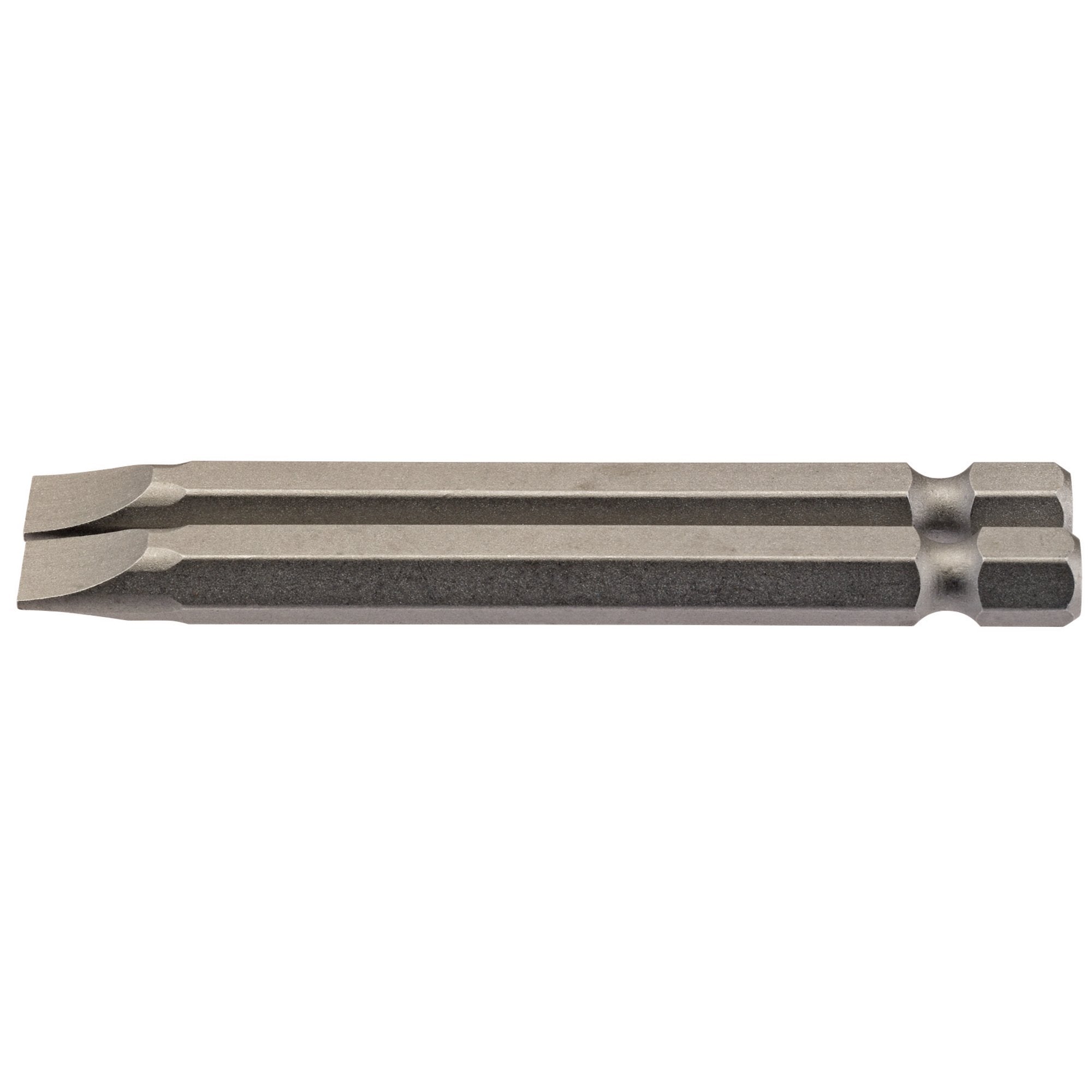 Plain-Slot-Insert-Bit,-6.5mm,-1/4"-Hex,-75mm-Long-(Pack-of-2)