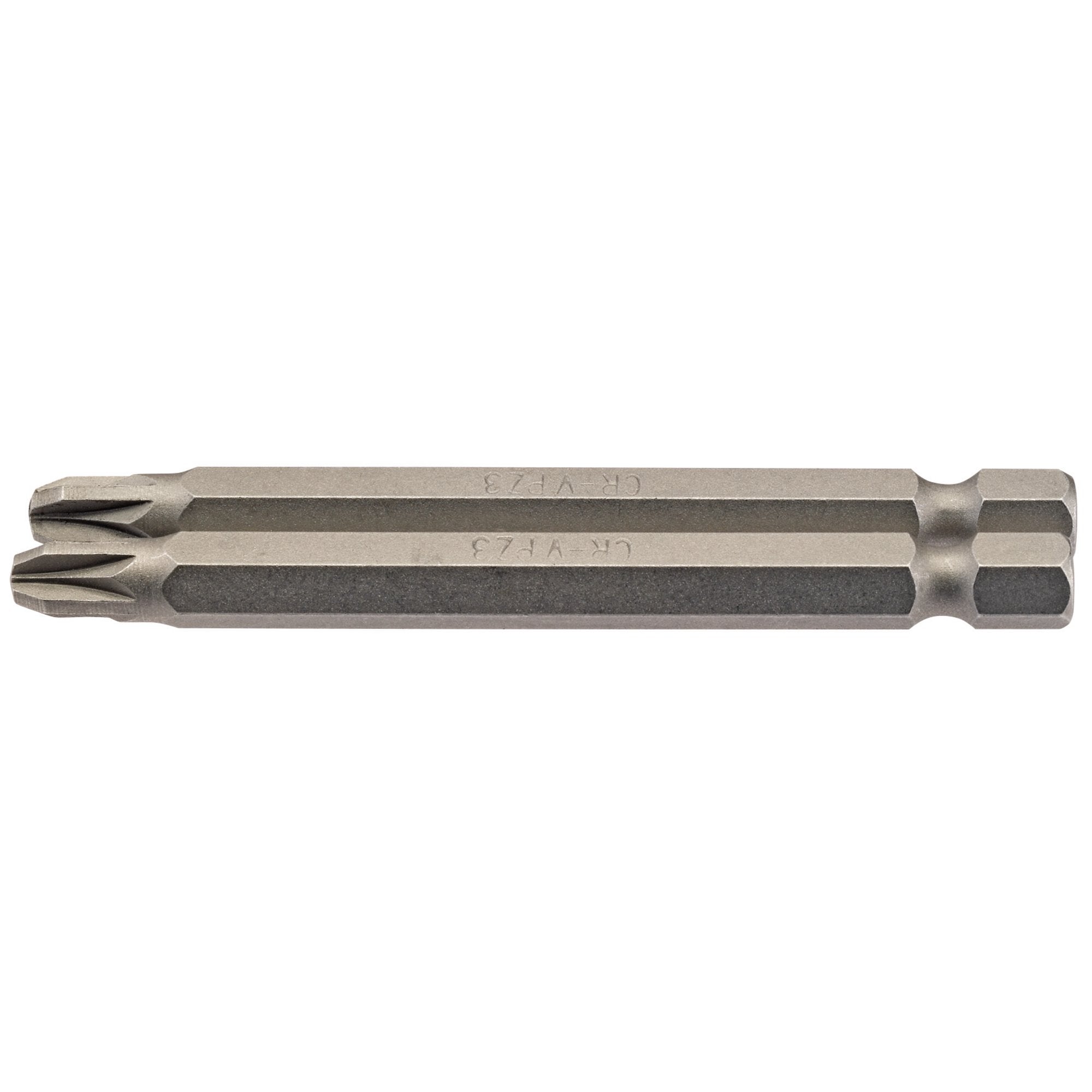 PZ-Type-Insert-Bit,-1/4"-Hex,-75mm-Long,-No.3-(Pack-of-2)