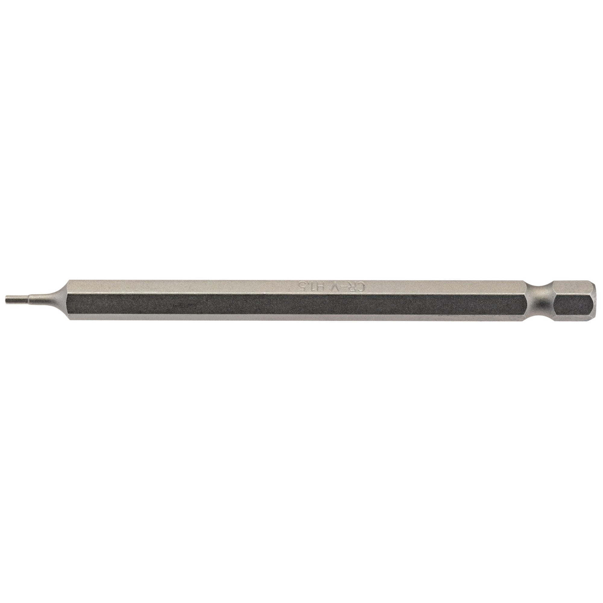 Hexagonal-Insert-Bit,-1.5mm,-1/4"-Hex,-100mm-Long-(Pack-of-1)