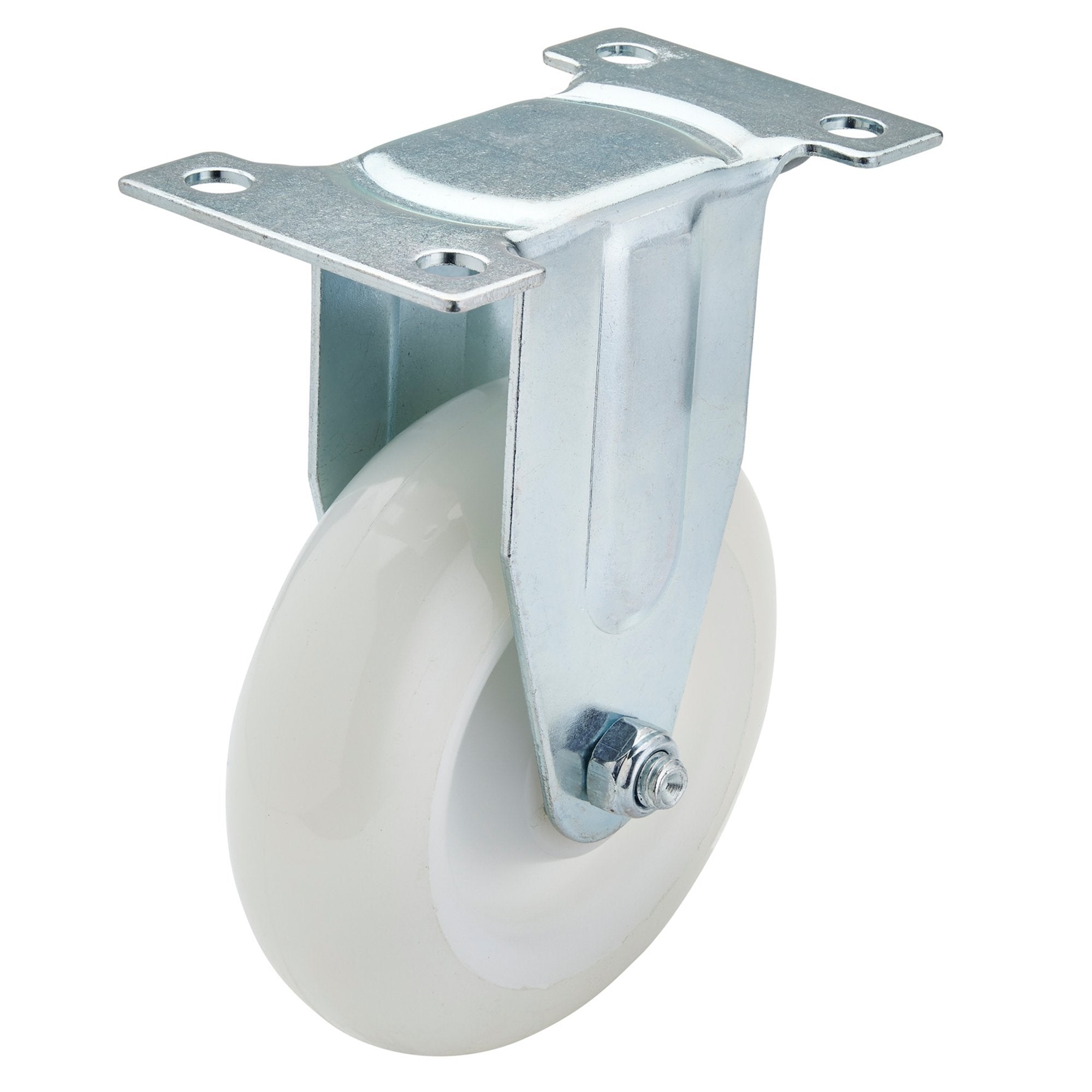 Fixed-Plate-Fixing-Nylon-Wheel,-100mm-Diameter,-S.W.L.-125kg