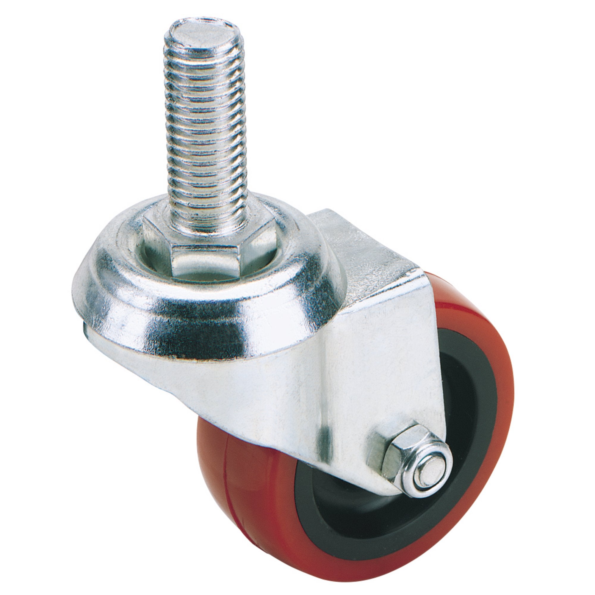Swivel-Bolt-Fixing-Polyurethane-Wheel,-50mm-Diameter,-S.W.L.-50kg