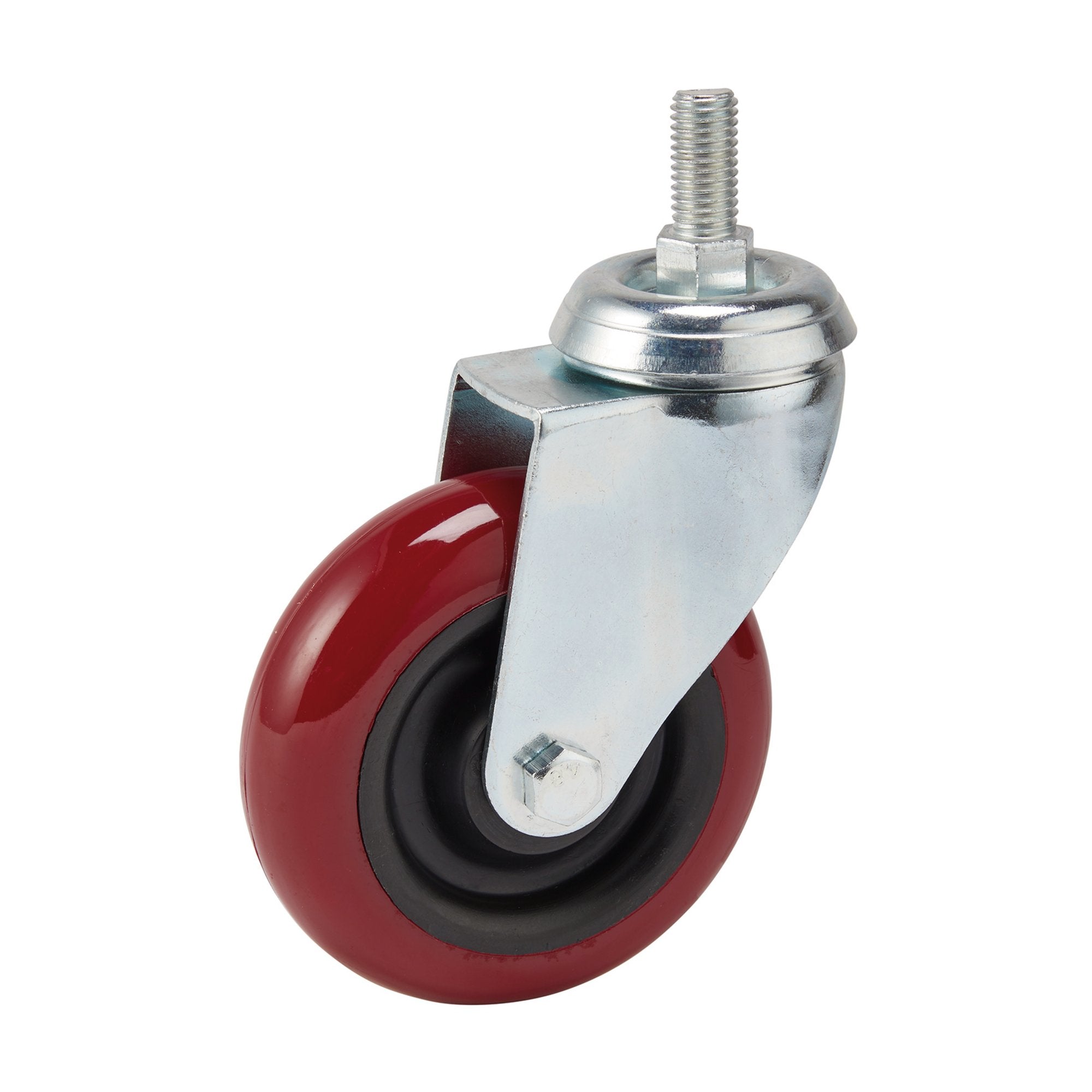 Swivel-Bolt-Fixing-Polyurethane-Wheel,-100mm-Diameter,-S.W.L.-125kg