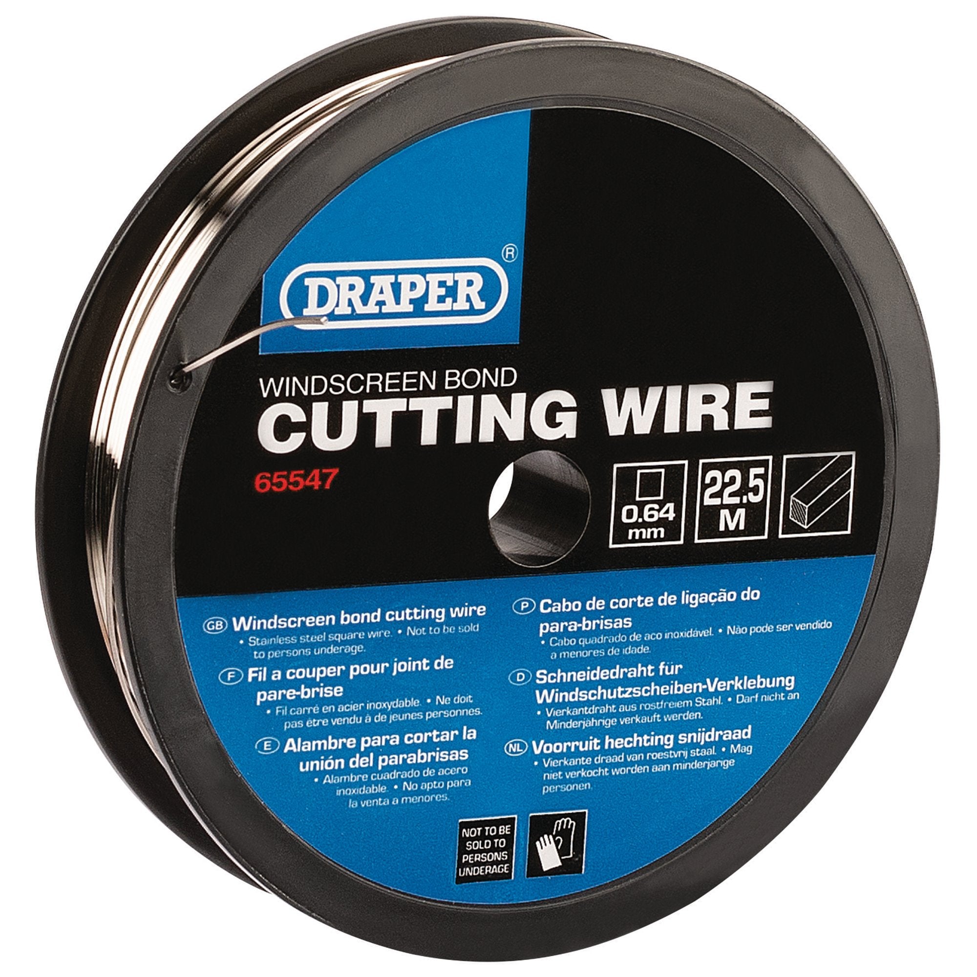 Stainless-Steel-Square-Wire-for-Wire-Feeder/Starter---0.5/0.6mm,-22.5M