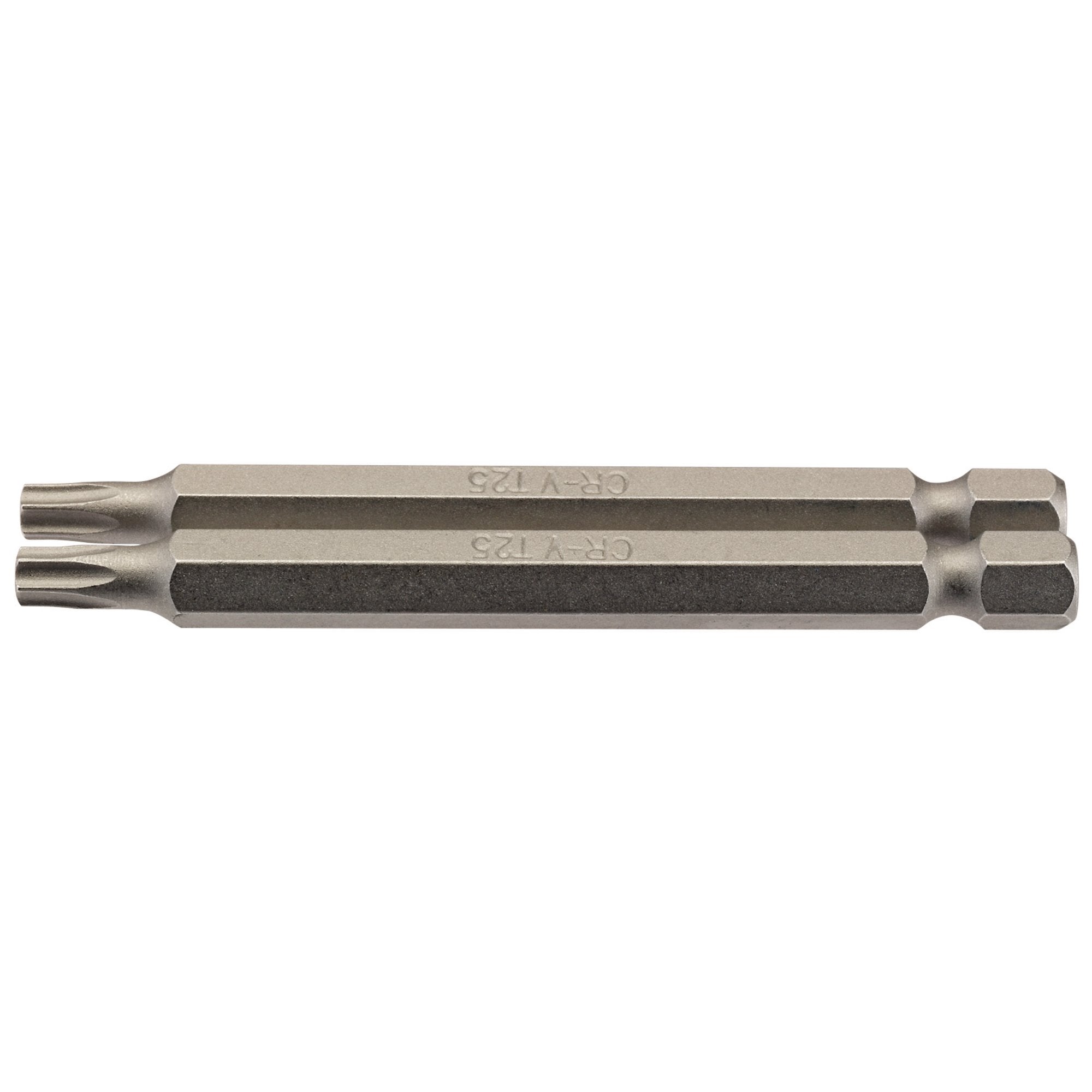 Draper-TX-STAR®-Insert-Bit,-1/4"-Hex,-75mm-Long,-T25-(Pack-of-2)