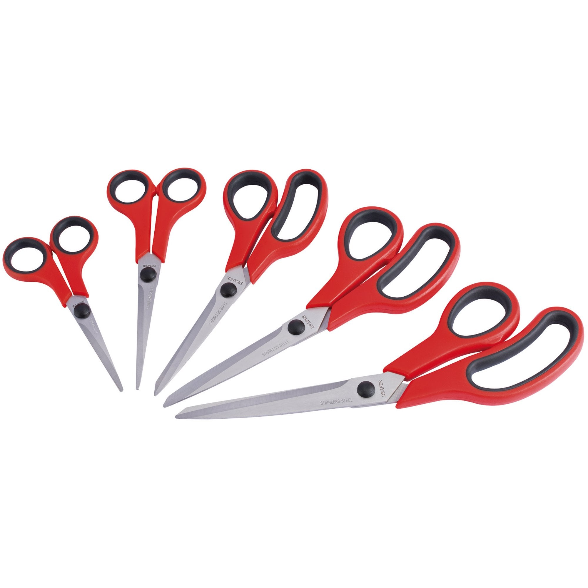 Draper-Redline®-Household-Scissor-Set-(5-Piece)