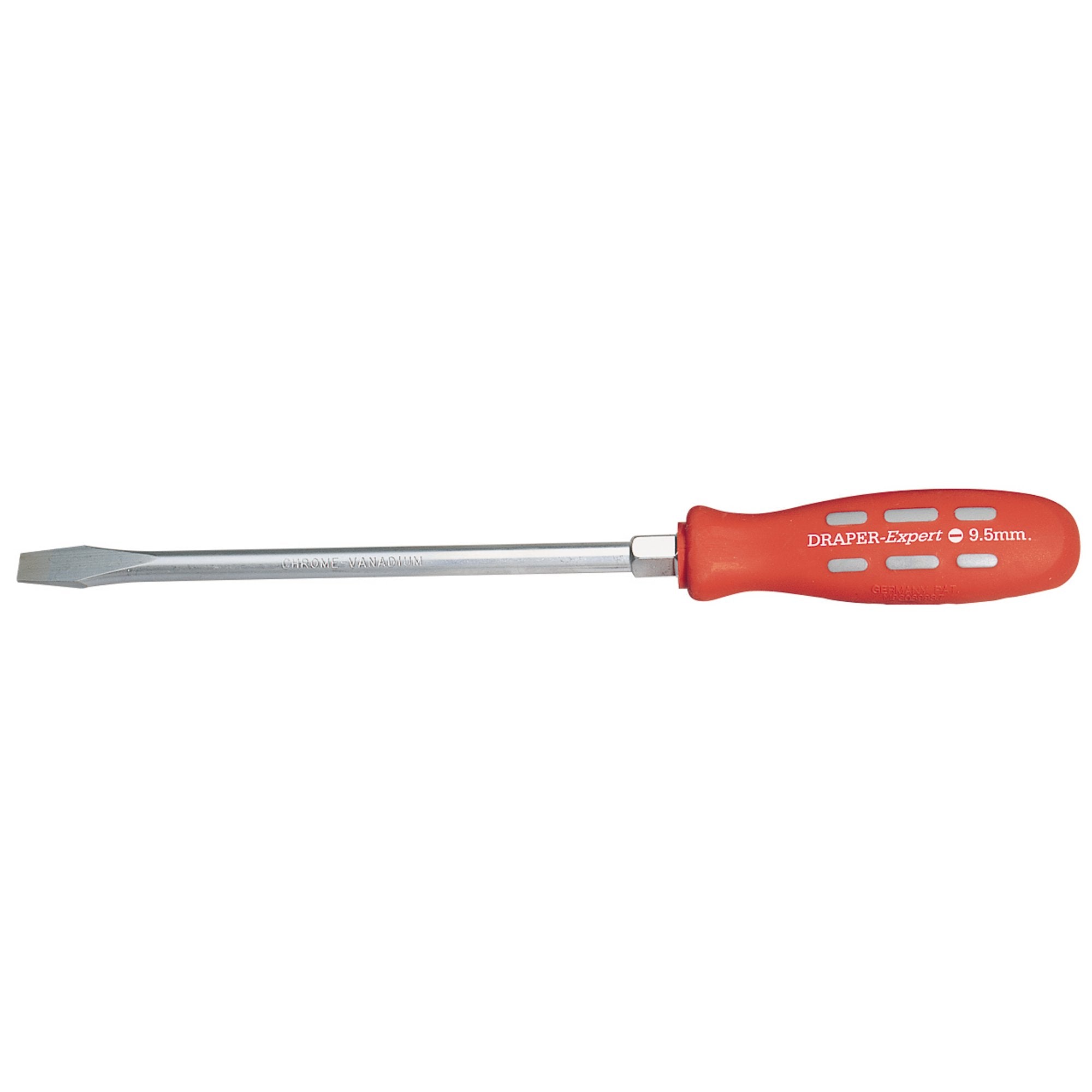 Plain-Slot-Flared-Tip-Mechanics-Screwdriver,-200-x-9.5mm-(Sold-Loose)
